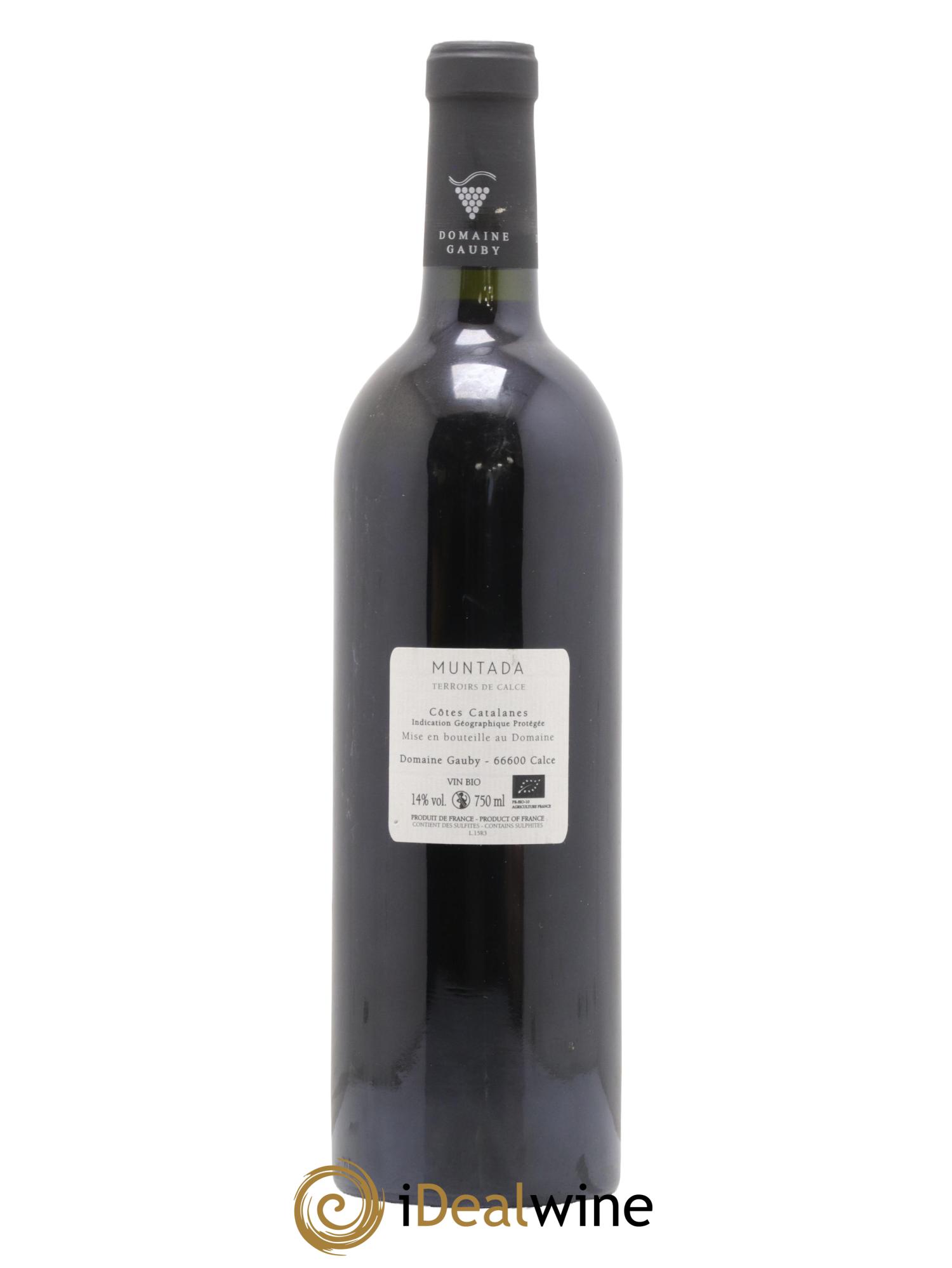 Côtes Catalanes (anciennement Côtes du Roussillon Villages) La Muntada Gauby (Domaine) 2015 - Lot of 1 bottle - 1