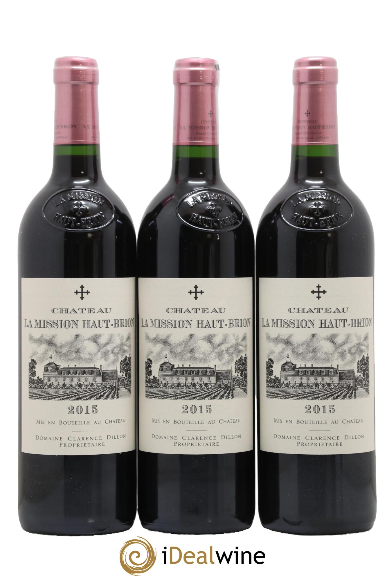 Château la Mission Haut-Brion Cru Classé de Graves 2015 - Lot of 6 bottles - 3