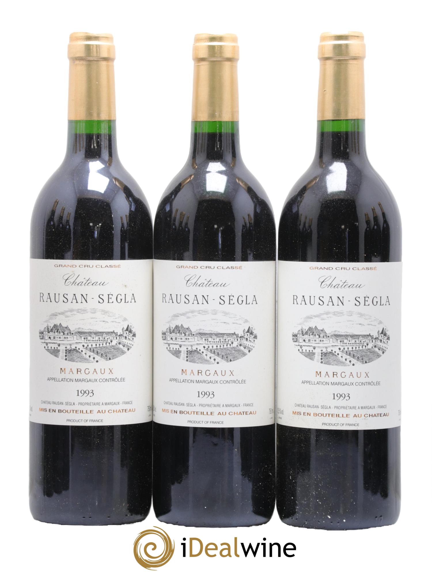 Château Rauzan Ségla Grand Cru Classé 1993 - Posten von 12 Flaschen - 2