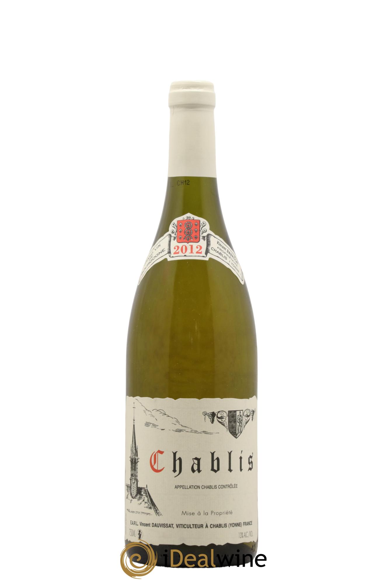 Chablis Vincent Dauvissat (Domaine) 2012 - Lot de 1 bouteille - 0