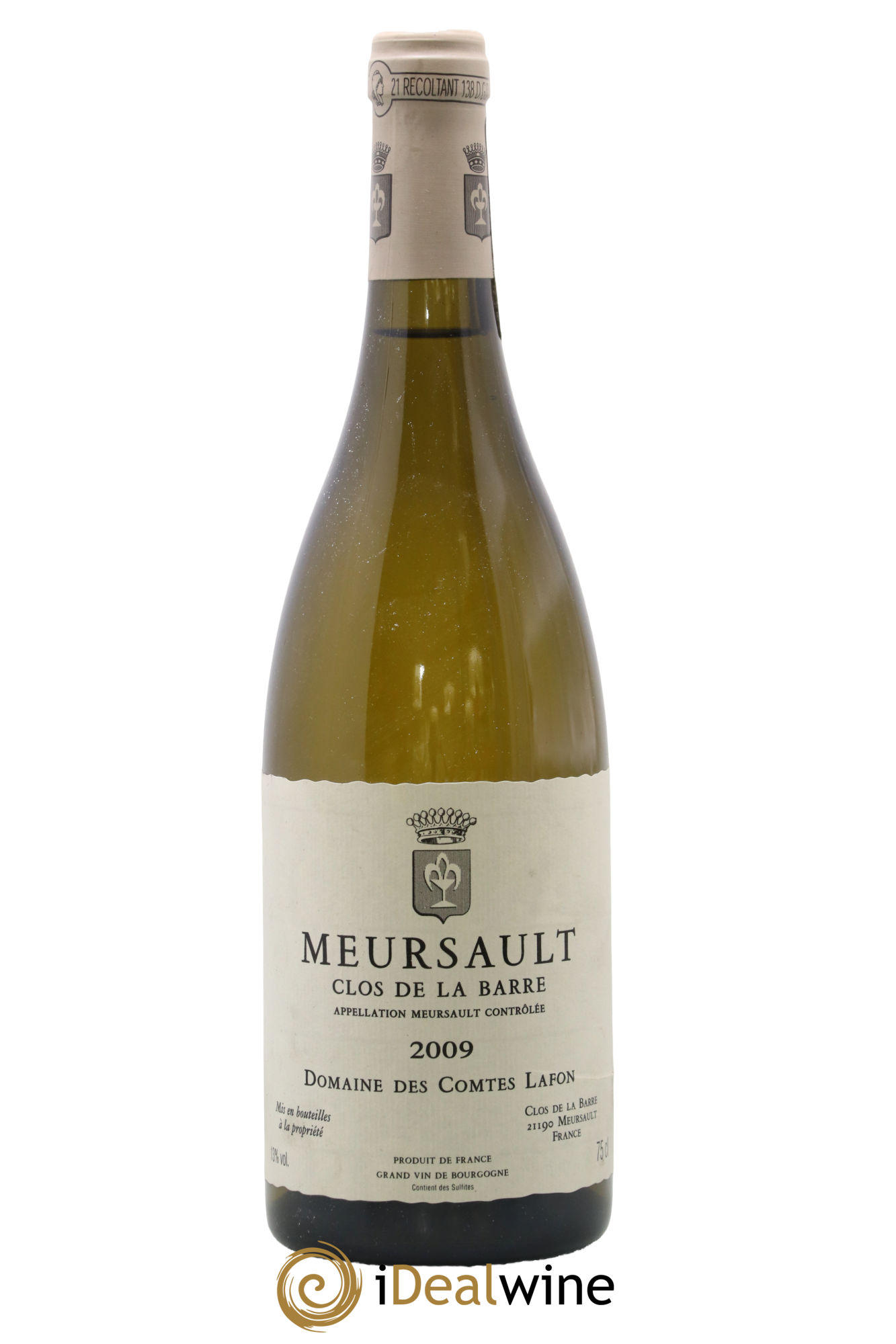 Meursault Clos de la Barre Comtes Lafon (Domaine des) 2009 - Lot de 1 bouteille - 0