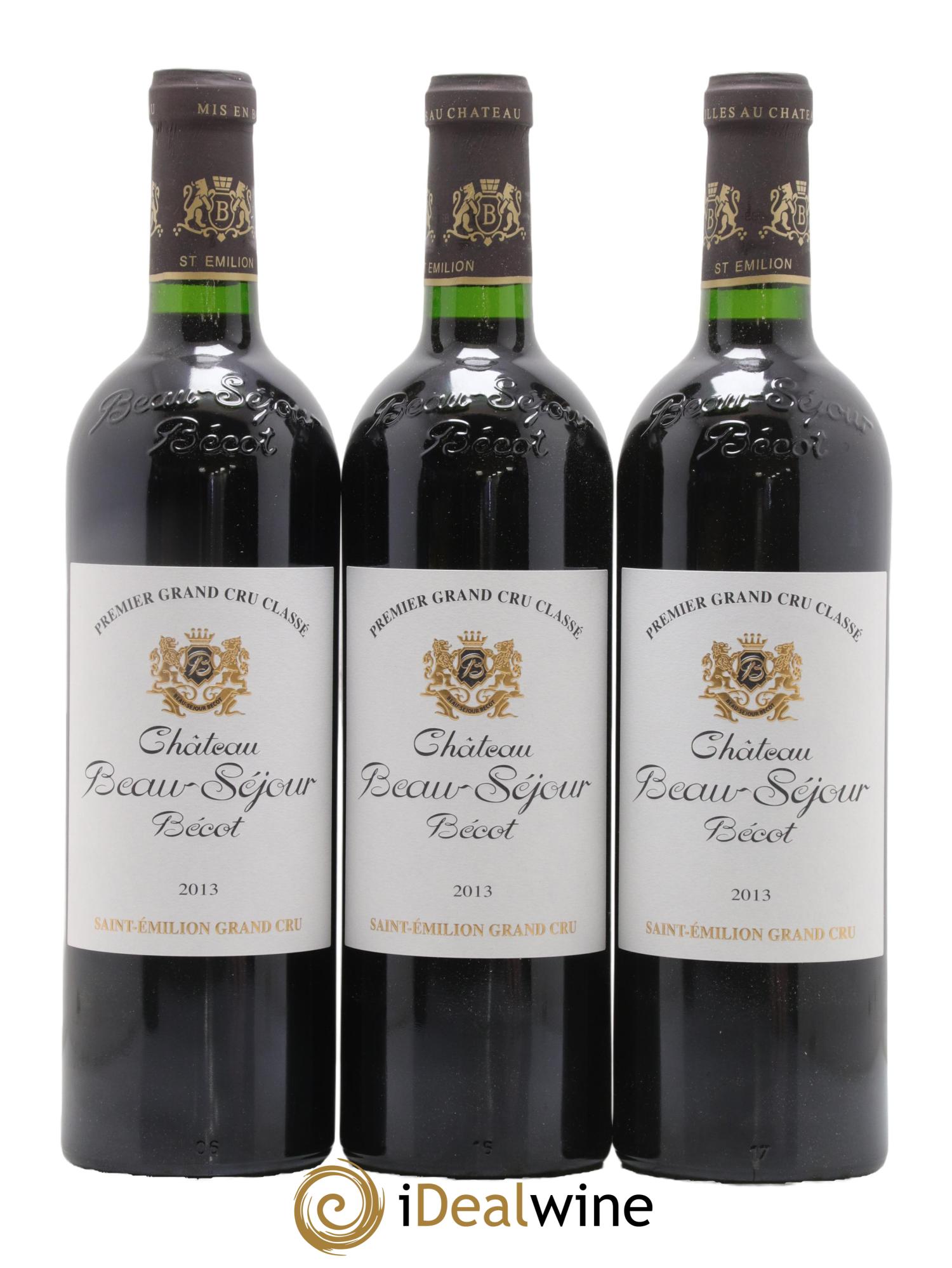 Château Beau-Séjour Bécot 1er Grand Cru Classé B 2013 - Lot de 12 bouteilles - 2