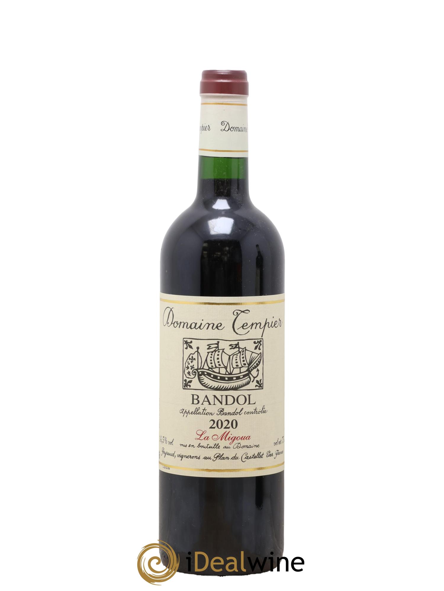 Bandol Domaine Tempier Cuvée La Migoua Famille Peyraud 2020 - Lot de 1 bouteille - 0