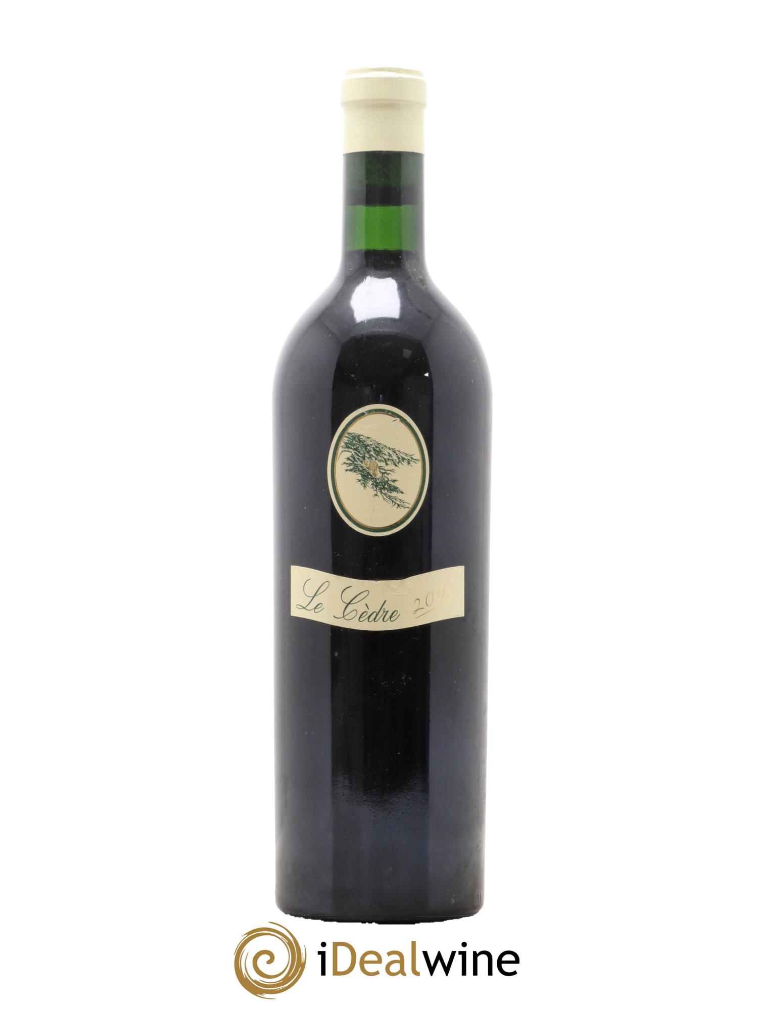 Cahors Château du Cèdre Cuvée Le Cèdre Pascal et Jean-Marc Verhaeghe 2000 - Posten von 1 Flasche - 0