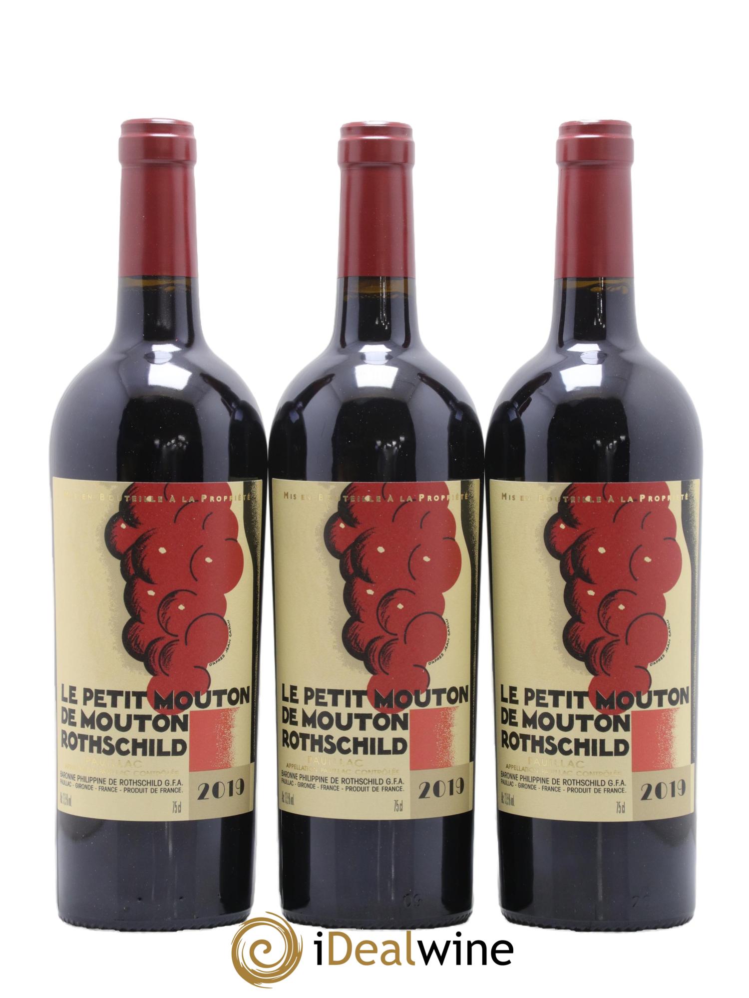 Petit Mouton Second Vin 2019 - Lot de 6 bouteilles - 1