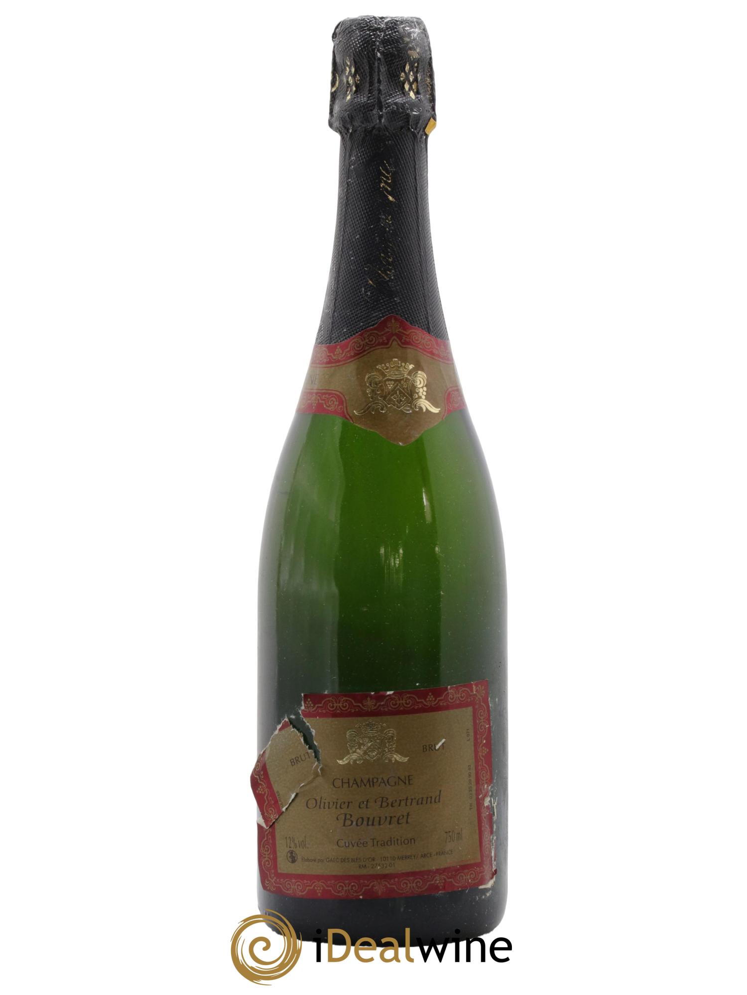Champagne Brut Olivier et Bertrand Bouvret - Lot de 1 bouteille - 0