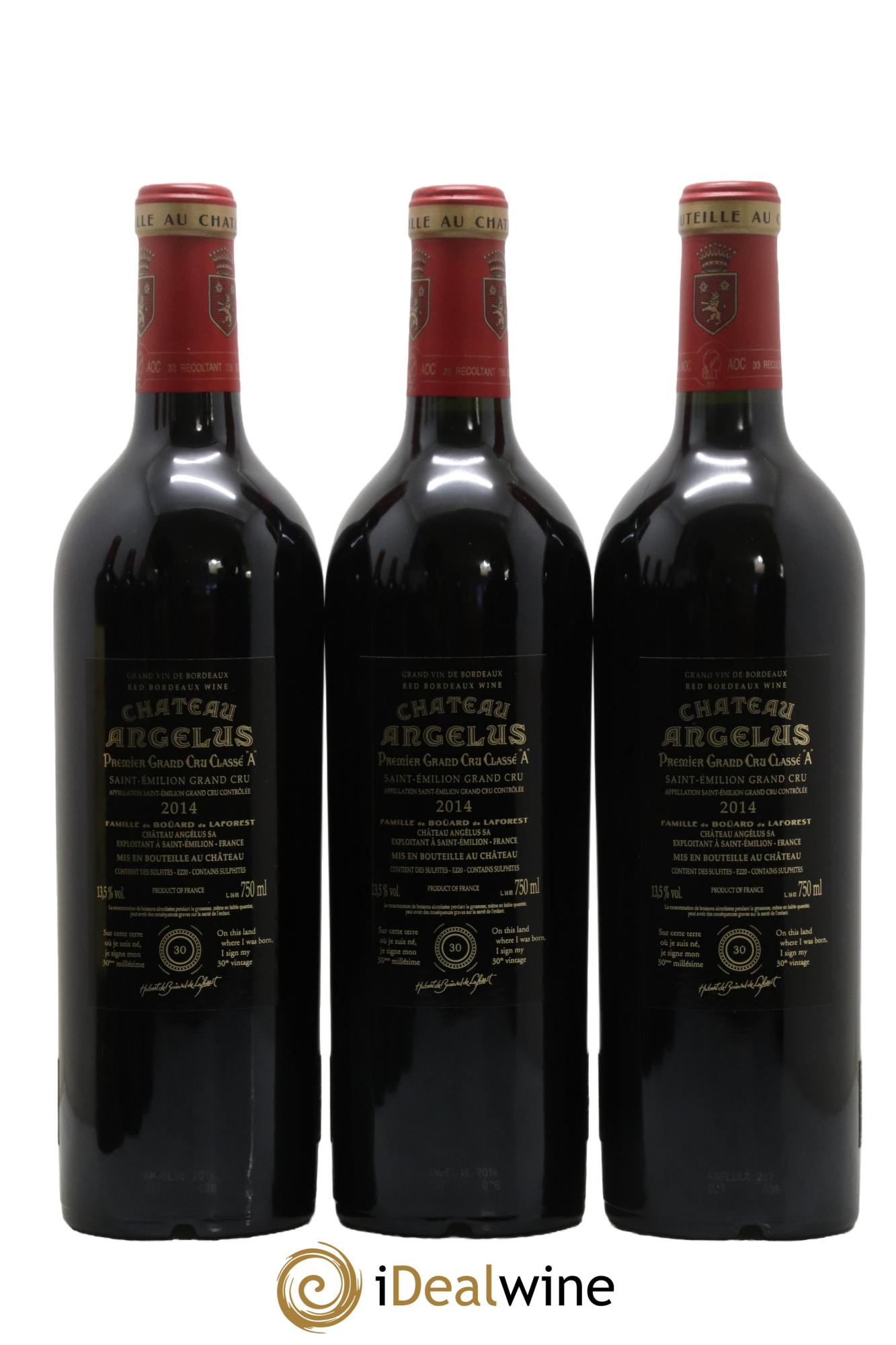 Château Angélus 1er Grand Cru Classé A 2014 - Lot de 12 bouteilles - 7