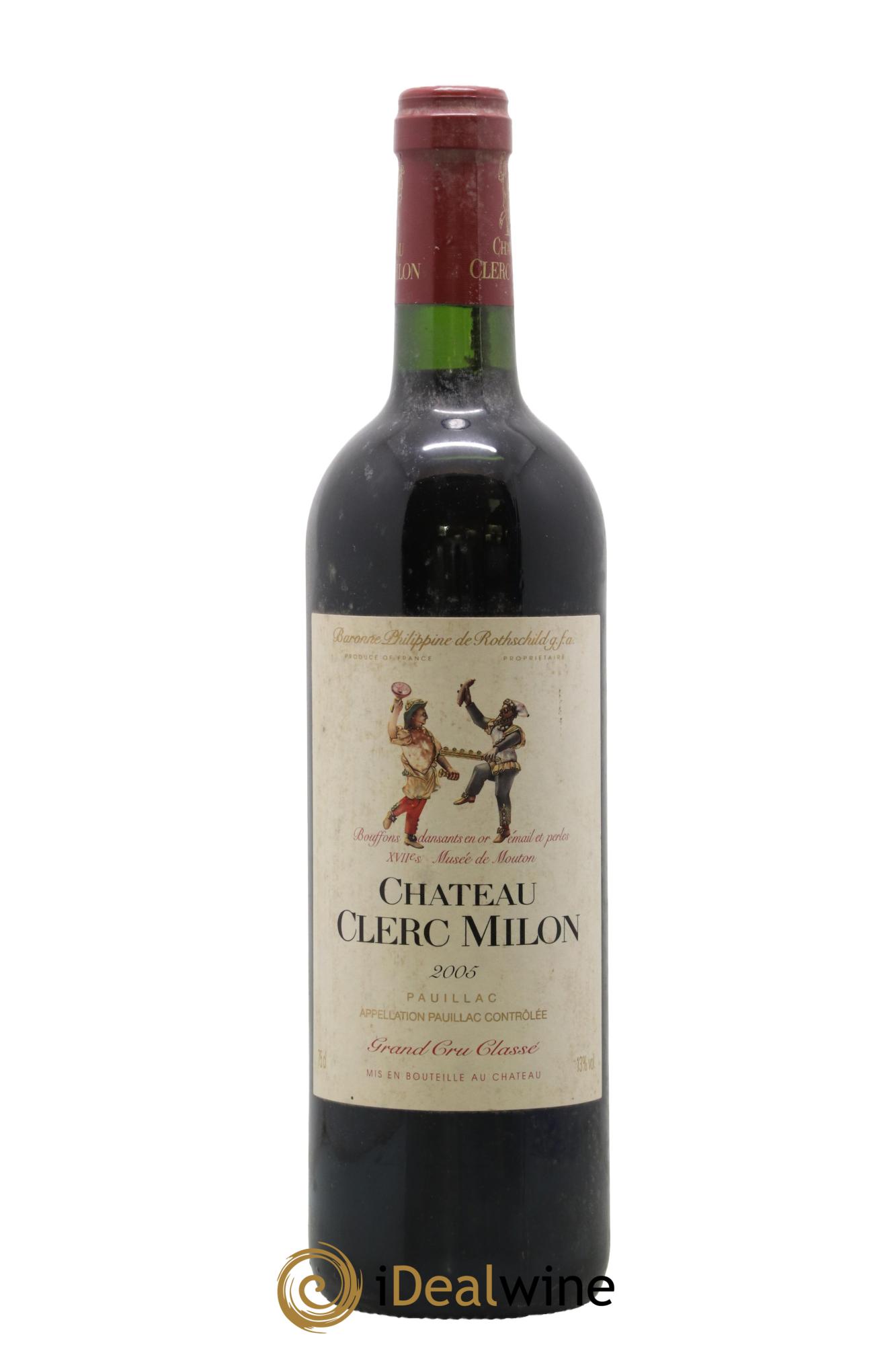 Château Clerc Milon 5ème Grand Cru Classé 2005 - Lot of 1 bottle - 0