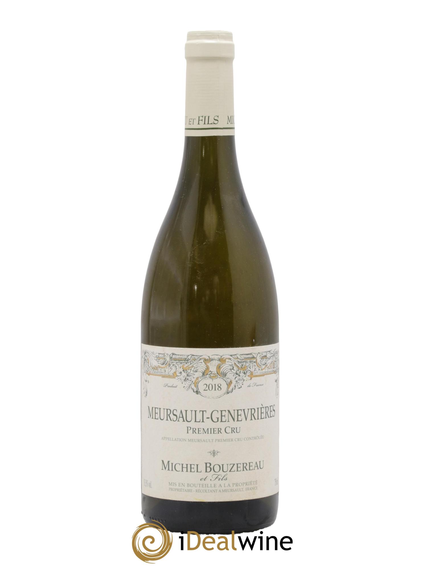 Meursault 1er Cru Les Genevrières Michel Bouzereau et Fils (Domaine) 2018 - Posten von 1 Flasche - 0