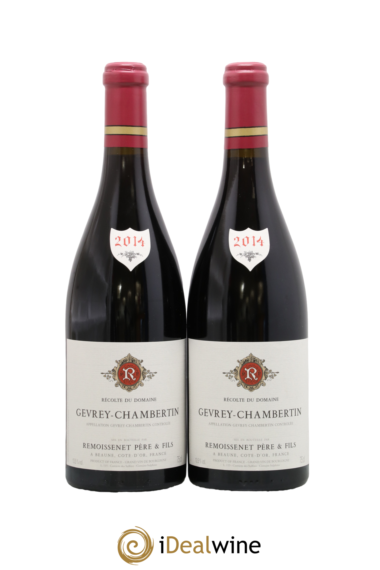 Gevrey-Chambertin Remoissenet Père et Fils 2014 - Lot de 2 bouteilles - 0