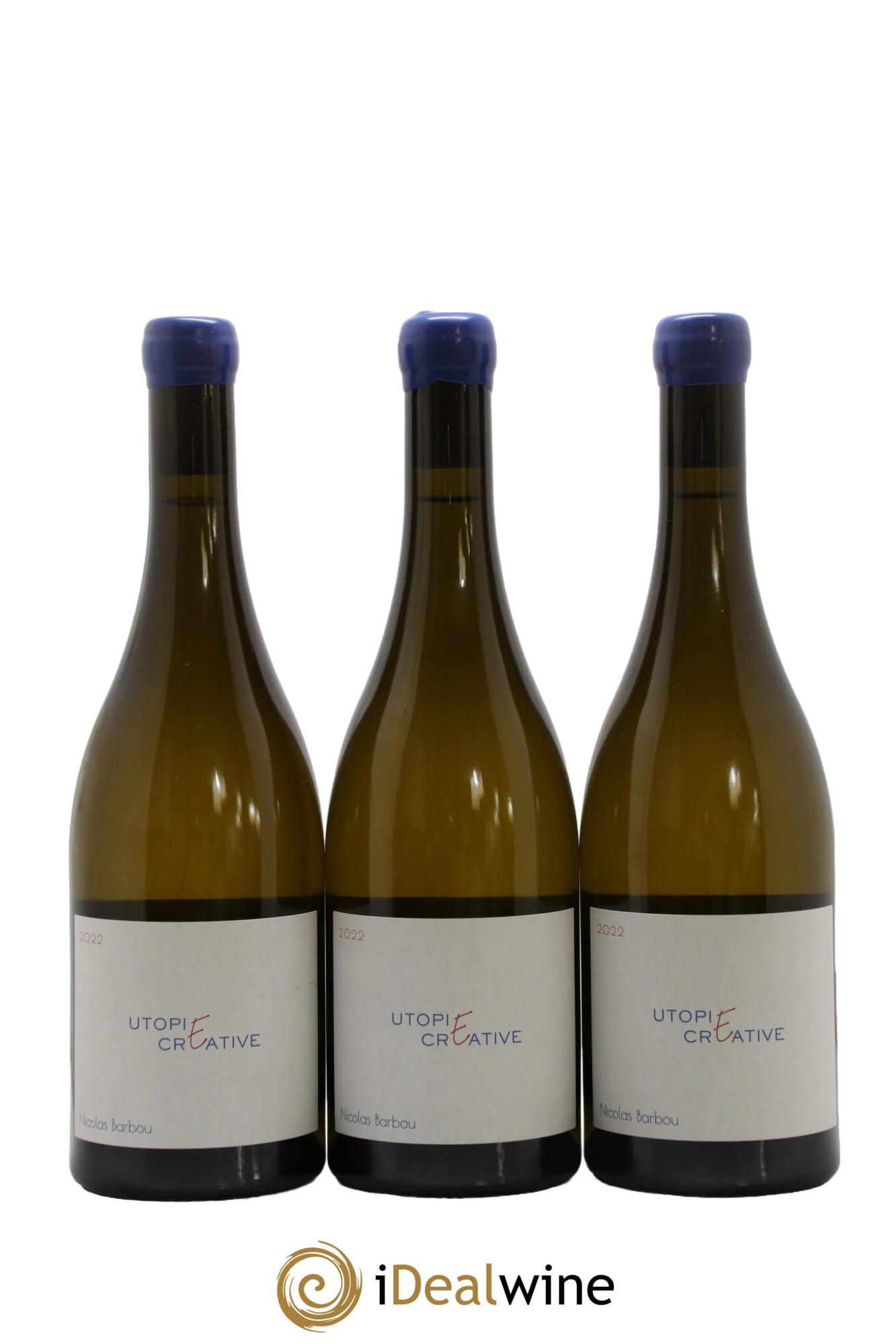 Touraine Oisly Utopie Créative Nicolas Barbou  2022 - Lot of 3 bottles - 0