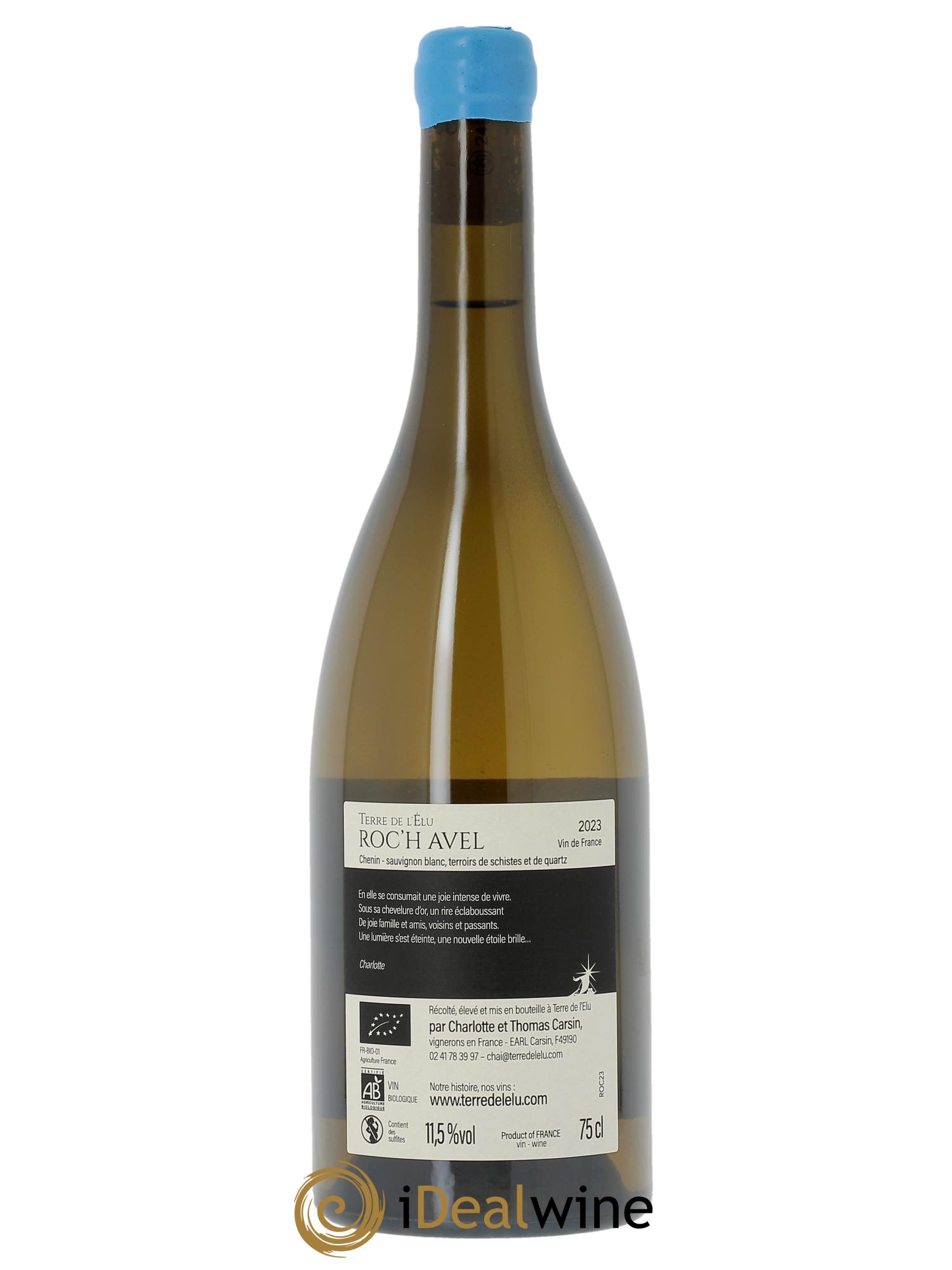 Vin de France Roch'Avel Terre de l'Elu (Clos de L'Elu) 2023 - Lot of 1 bottle - 1