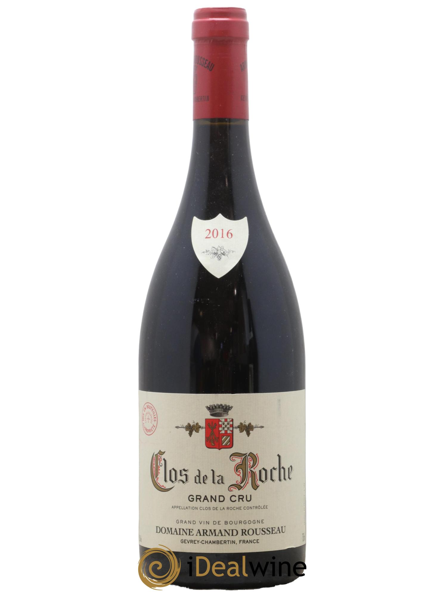 Clos de la Roche Grand Cru Armand Rousseau (Domaine) 2016 - Lot de 1 bouteille - 0