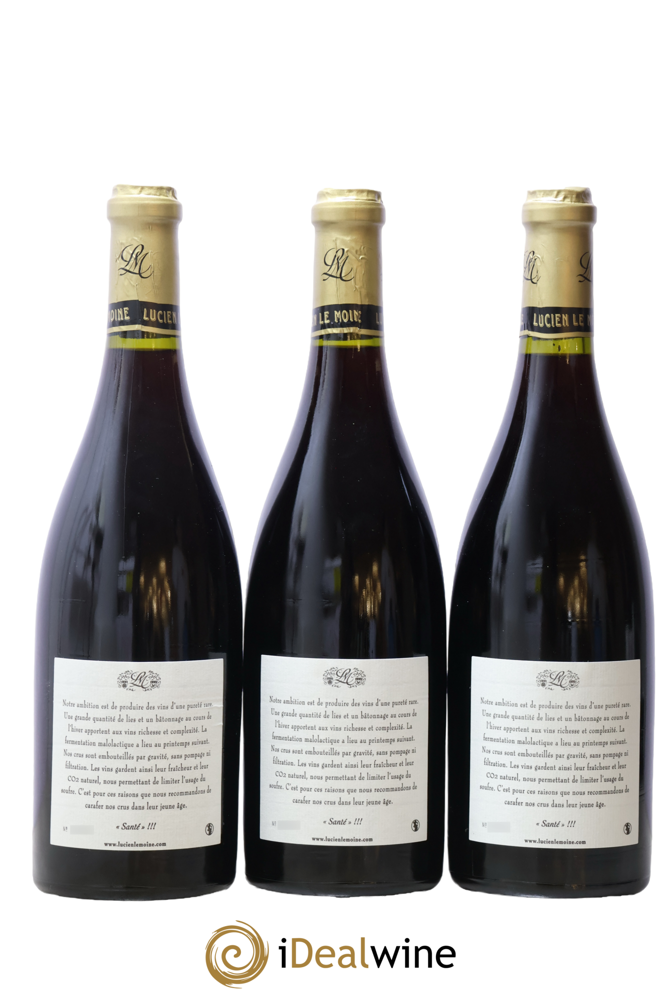 Charmes-Chambertin Grand Cru Lucien Le Moine 2007 - Posten von 3 Flaschen - 1