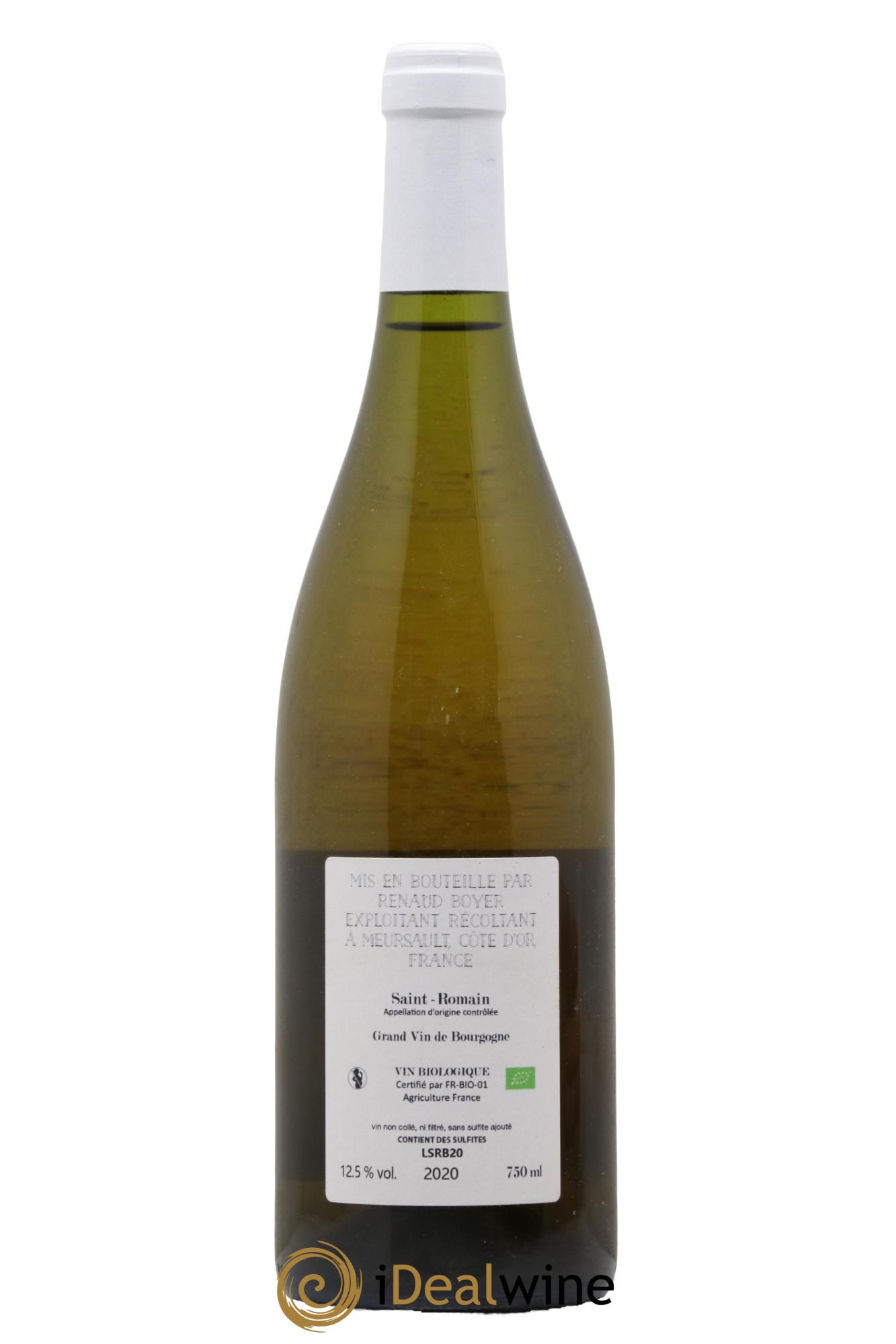 Saint-Romain Renaud Boyer 2020 - Lot of 1 bottle - 1