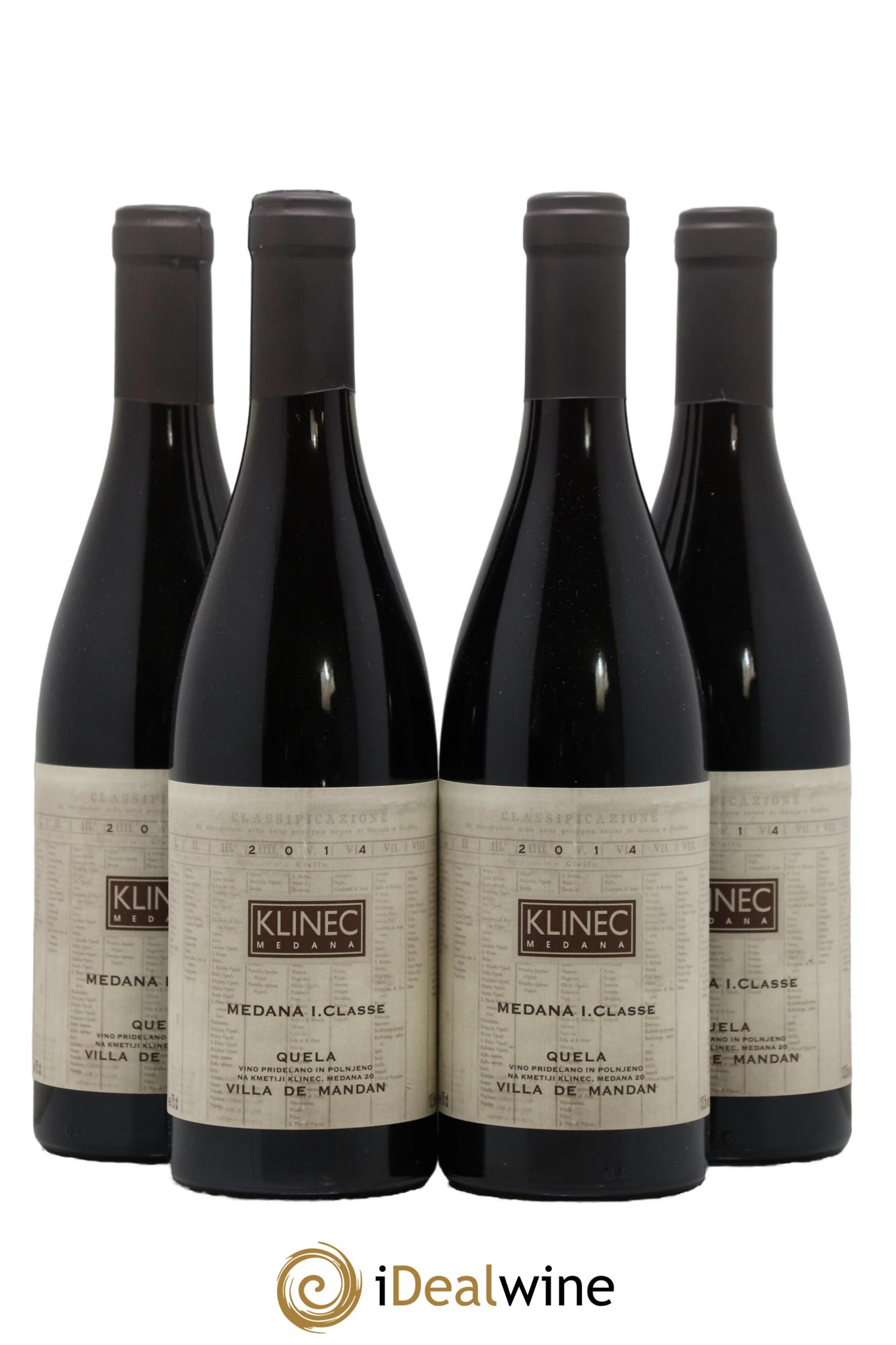 Divers Slovénie Klinec Quela Villa de Mandan 2014 - Posten von 4 Flaschen - 0