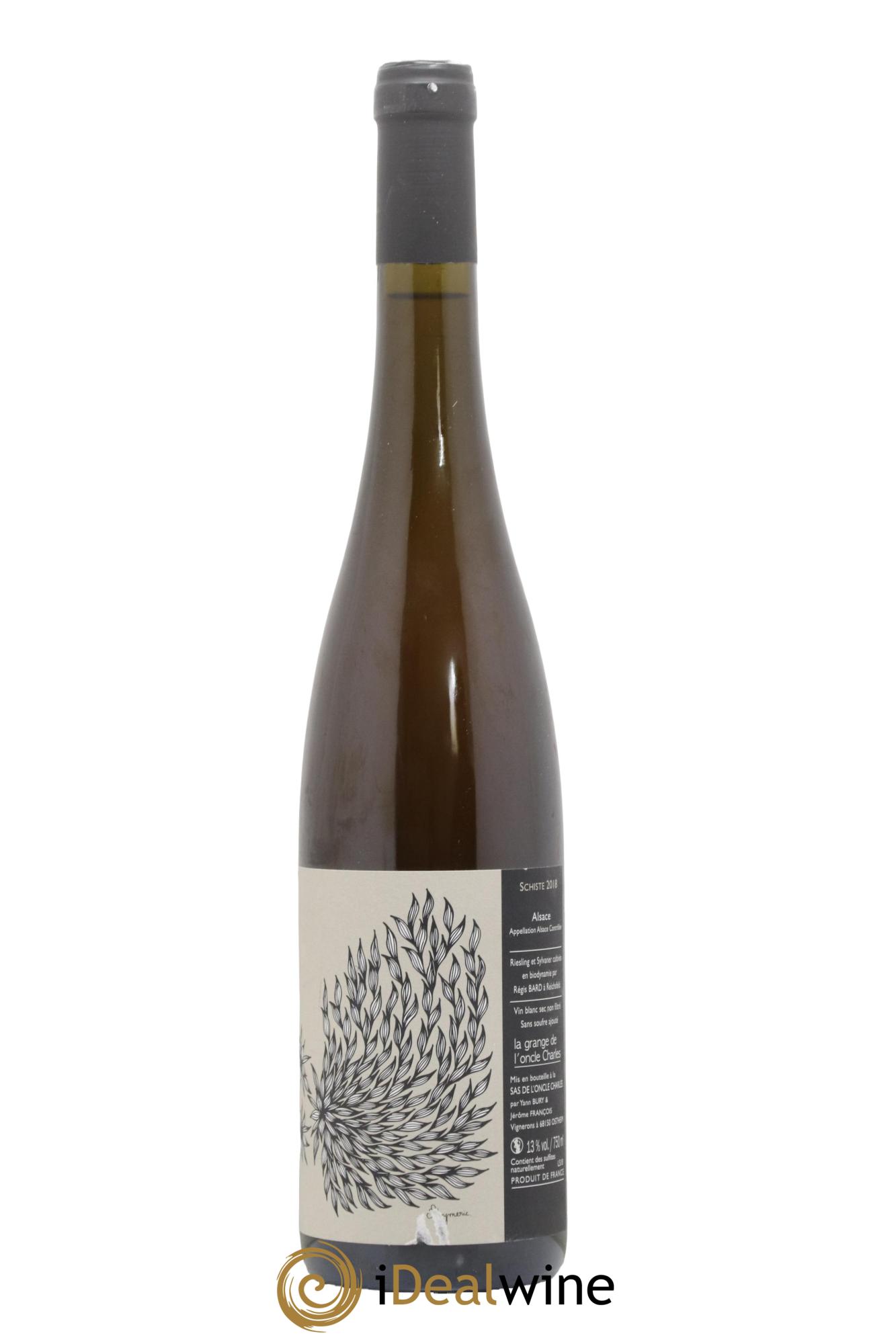 Alsace Schiste La Grange de l Oncle Charles 2018 - Lot de 1 bouteille - 0