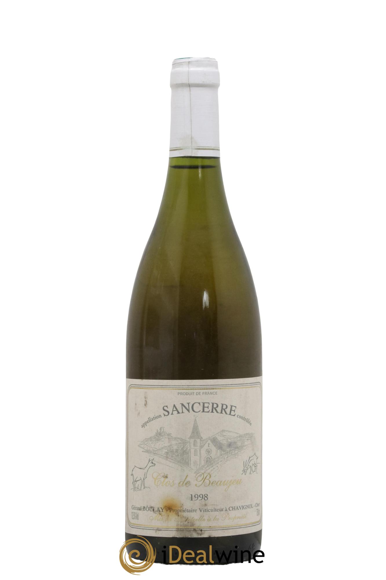 Sancerre Clos de Beaujeu Gérard Boulay 1998 - Lot de 1 bouteille - 0