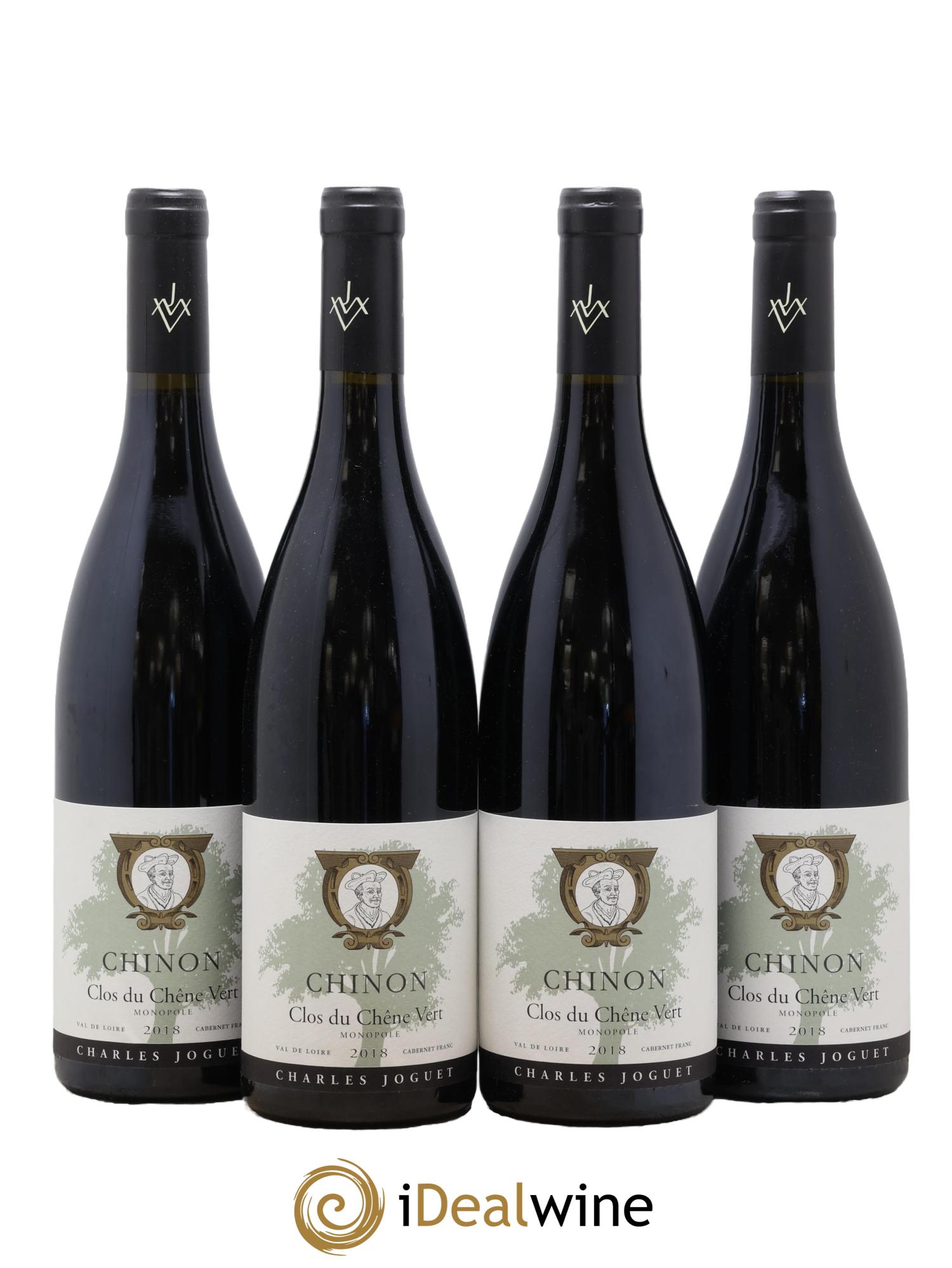 Chinon Clos du Chêne Vert Charles Joguet 2018 - Posten von 4 Flaschen - 0