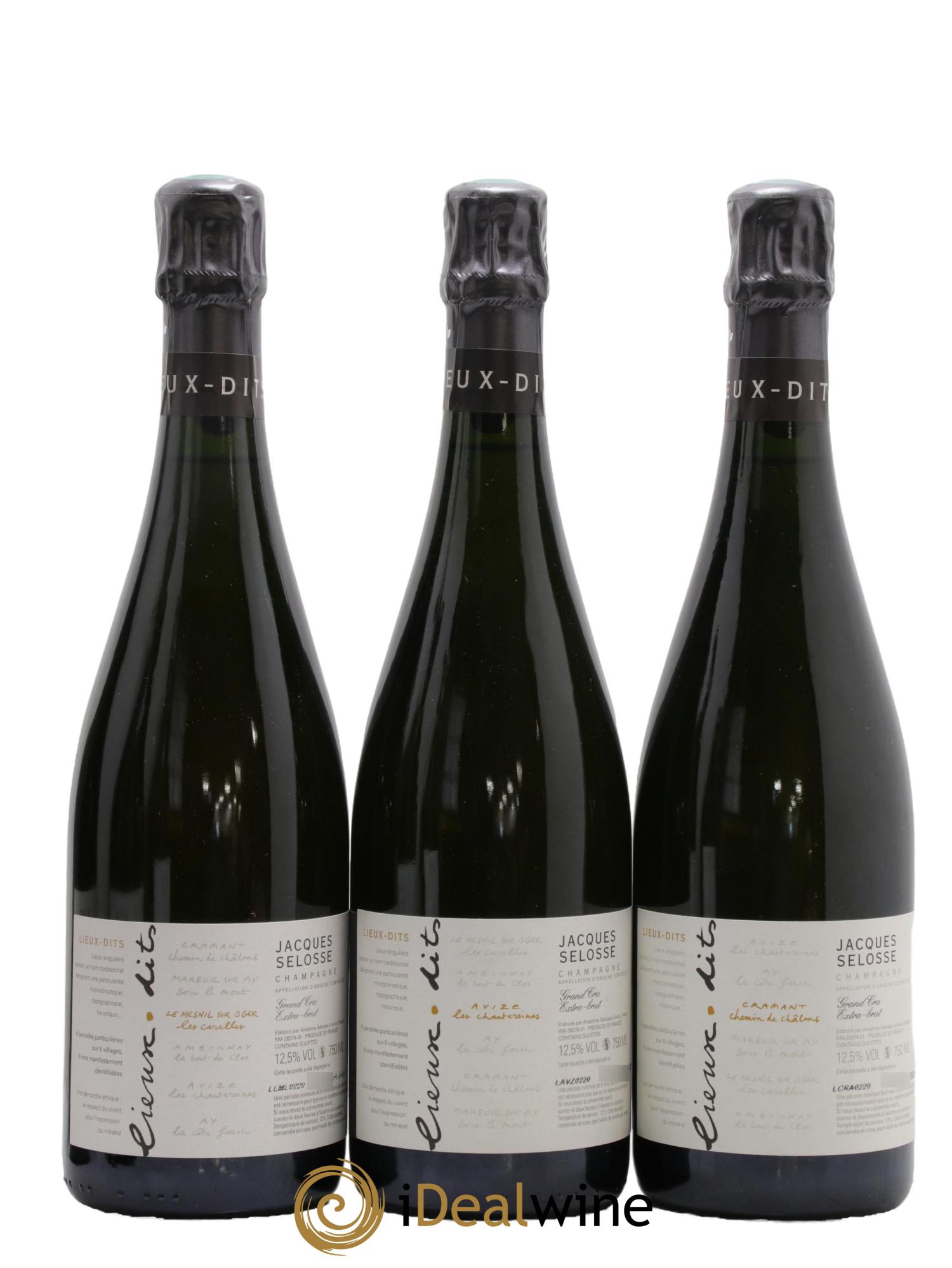 Caisse Collection Lieux-dits Jacques Selosse - Lot of 6 bottles - 3