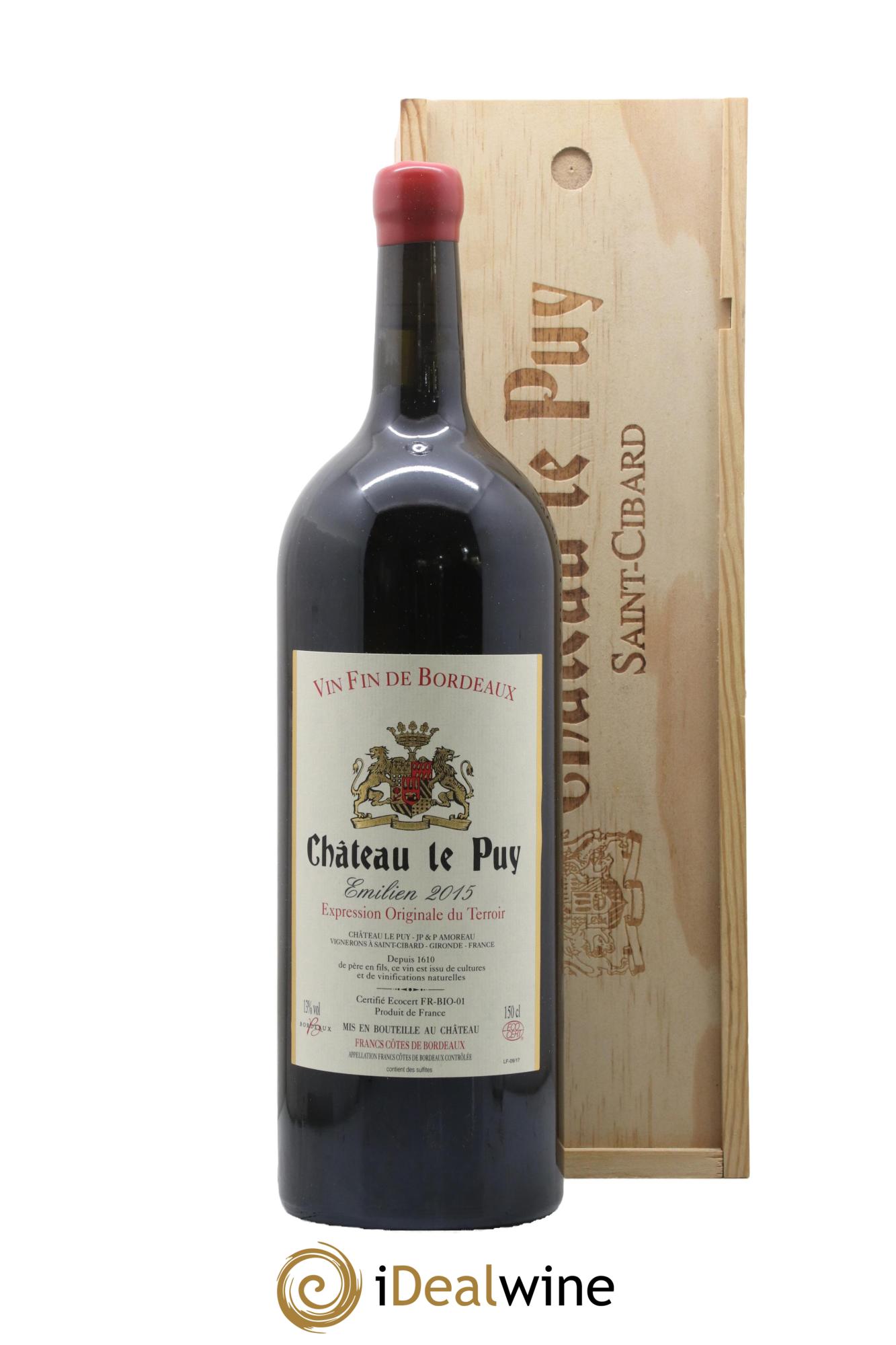 Le Puy - Cuvée Emilien 2015 - Lot de 1 magnum - 0