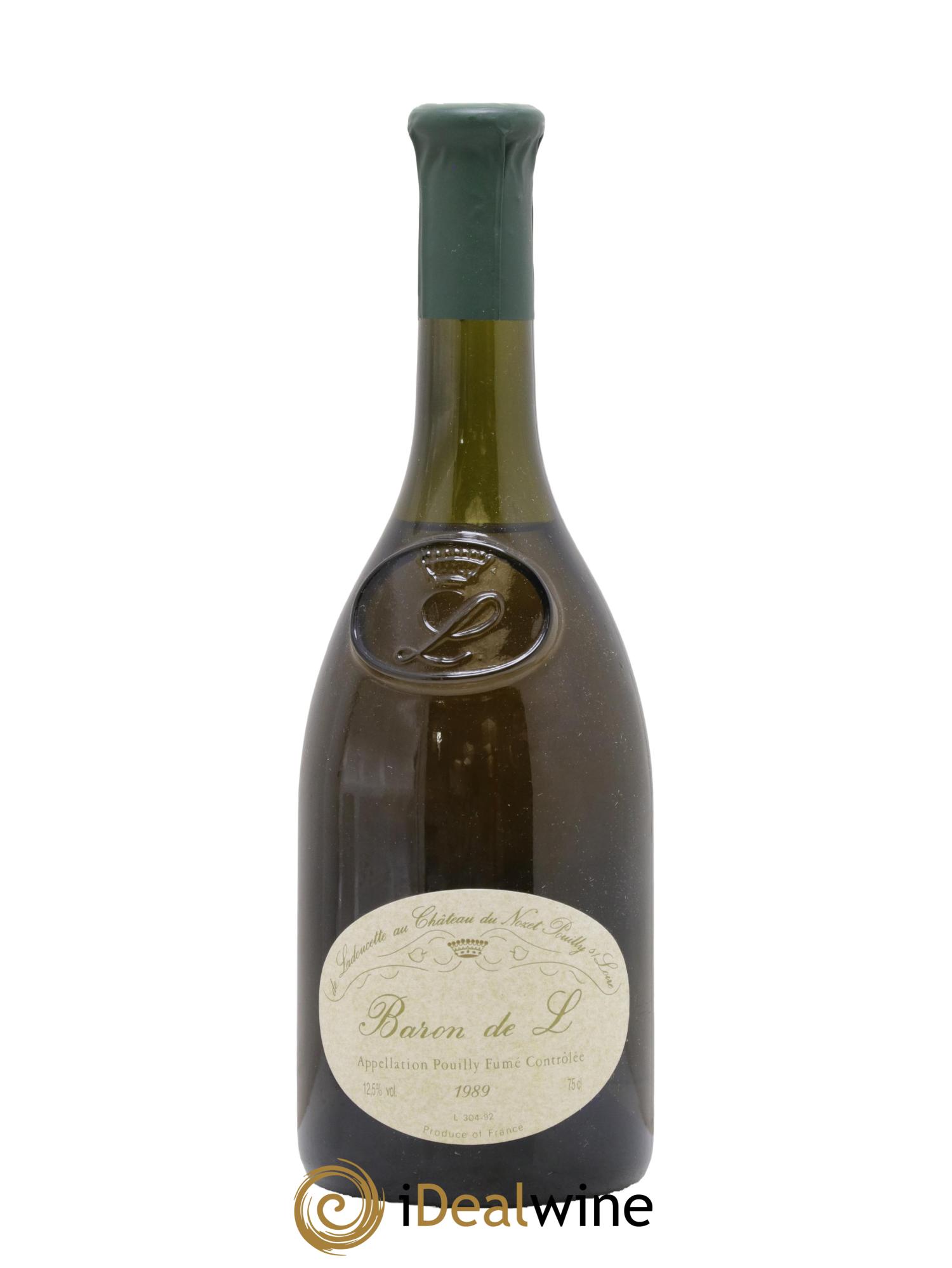 Pouilly-Fumé Baron de L Patrick de Ladoucette 1989 - Lot de 1 bouteille - 0