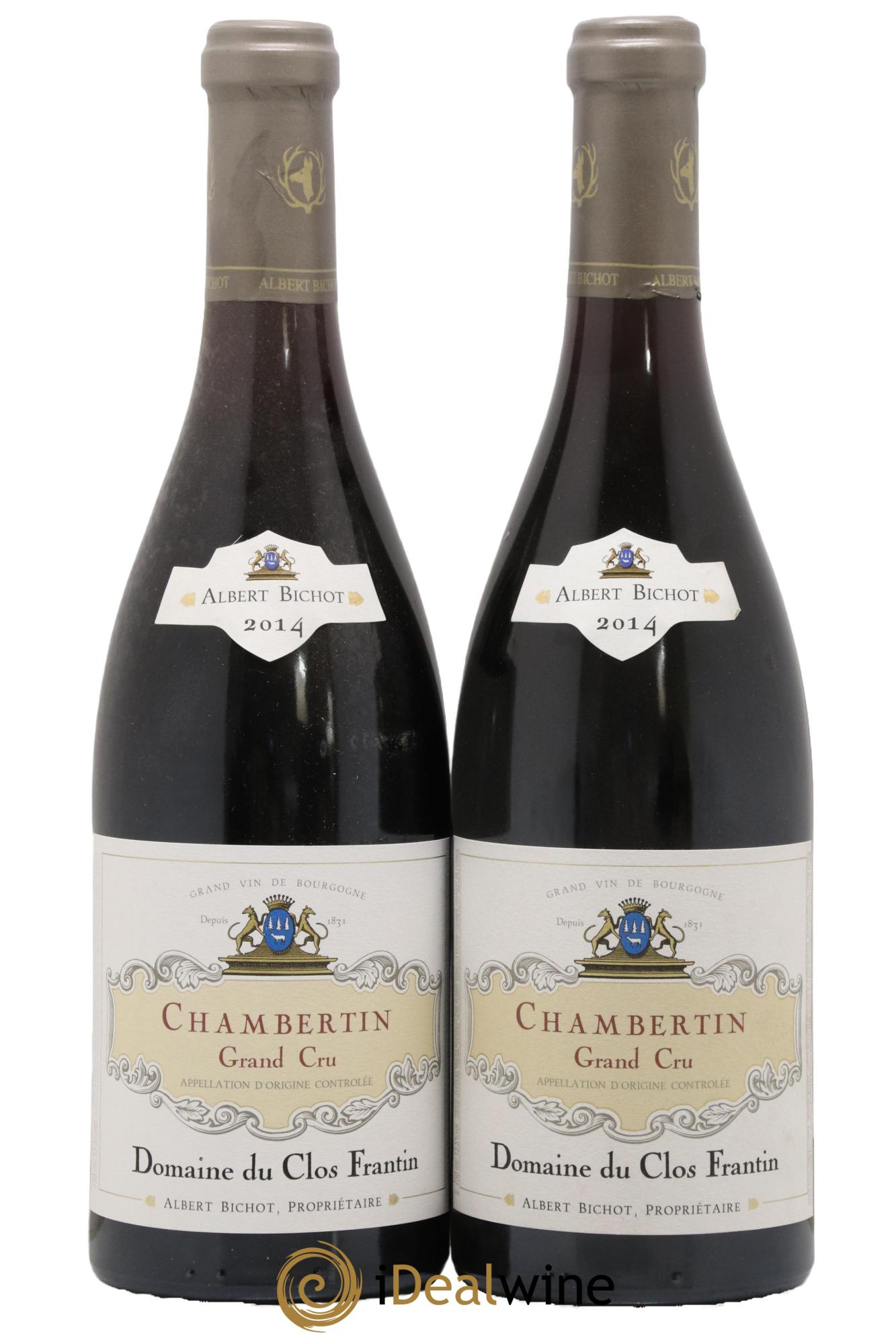 Chambertin Grand Cru Clos Frantin - Albert Bichot  2014 - Posten von 2 Flaschen - 0