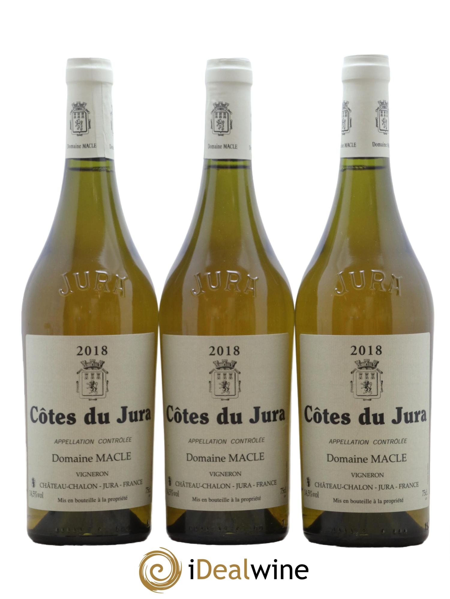 Côtes du Jura Jean Macle 2018 - Lot de 3 bouteilles - 0