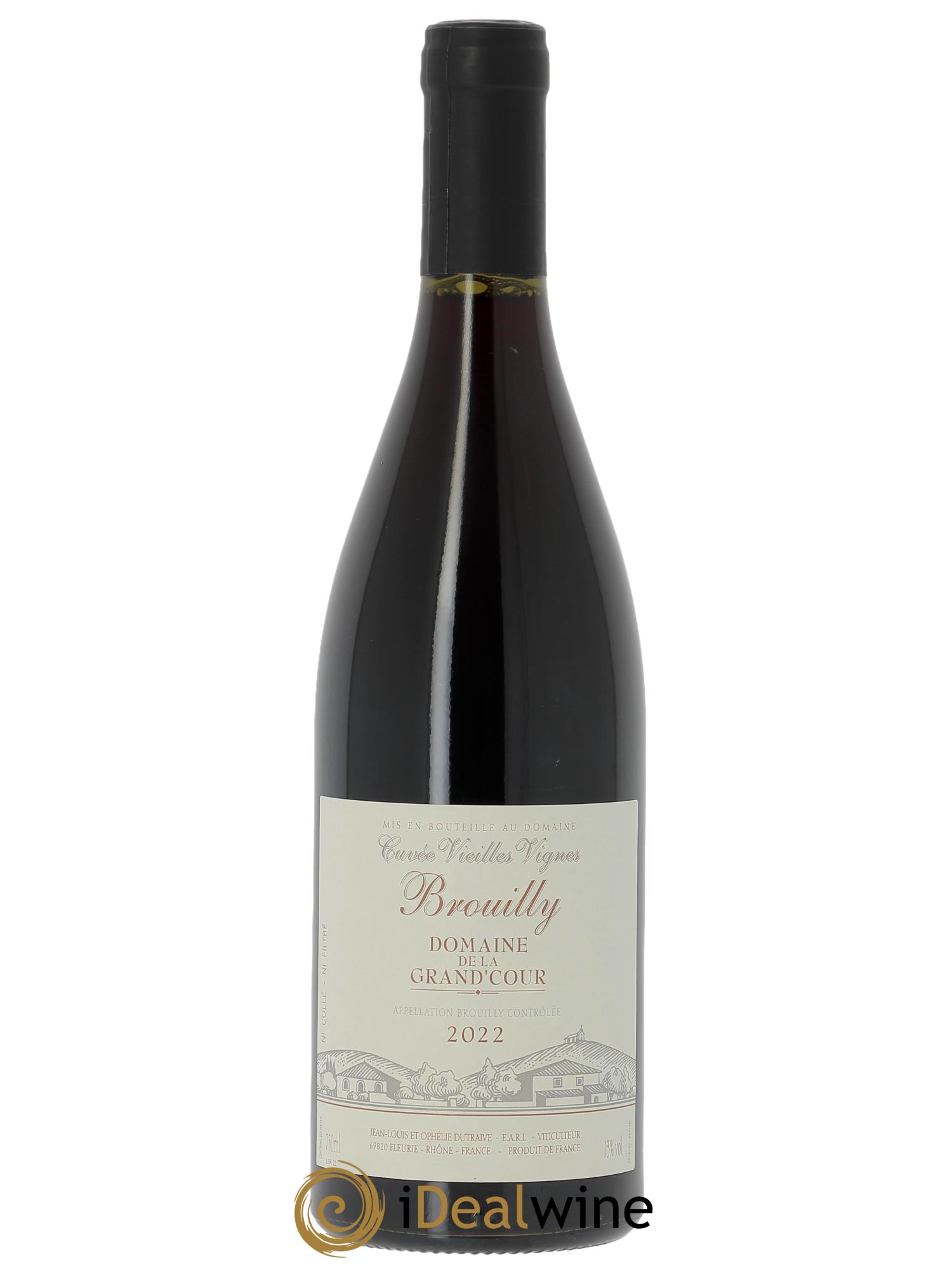 Brouilly Vieilles Vignes Grand'cour (Domaine de la) - Jean-Louis Dutraive 2022 - Lot of 1 bottle - 0