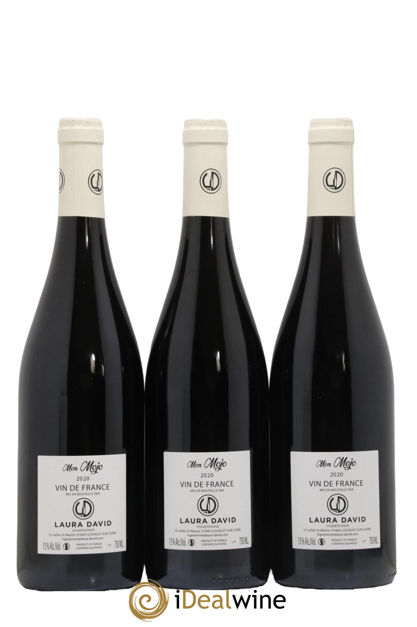 Vin de France Mon Mojo Domaine Laura David 2020 - Lot de 3 bouteilles - 1
