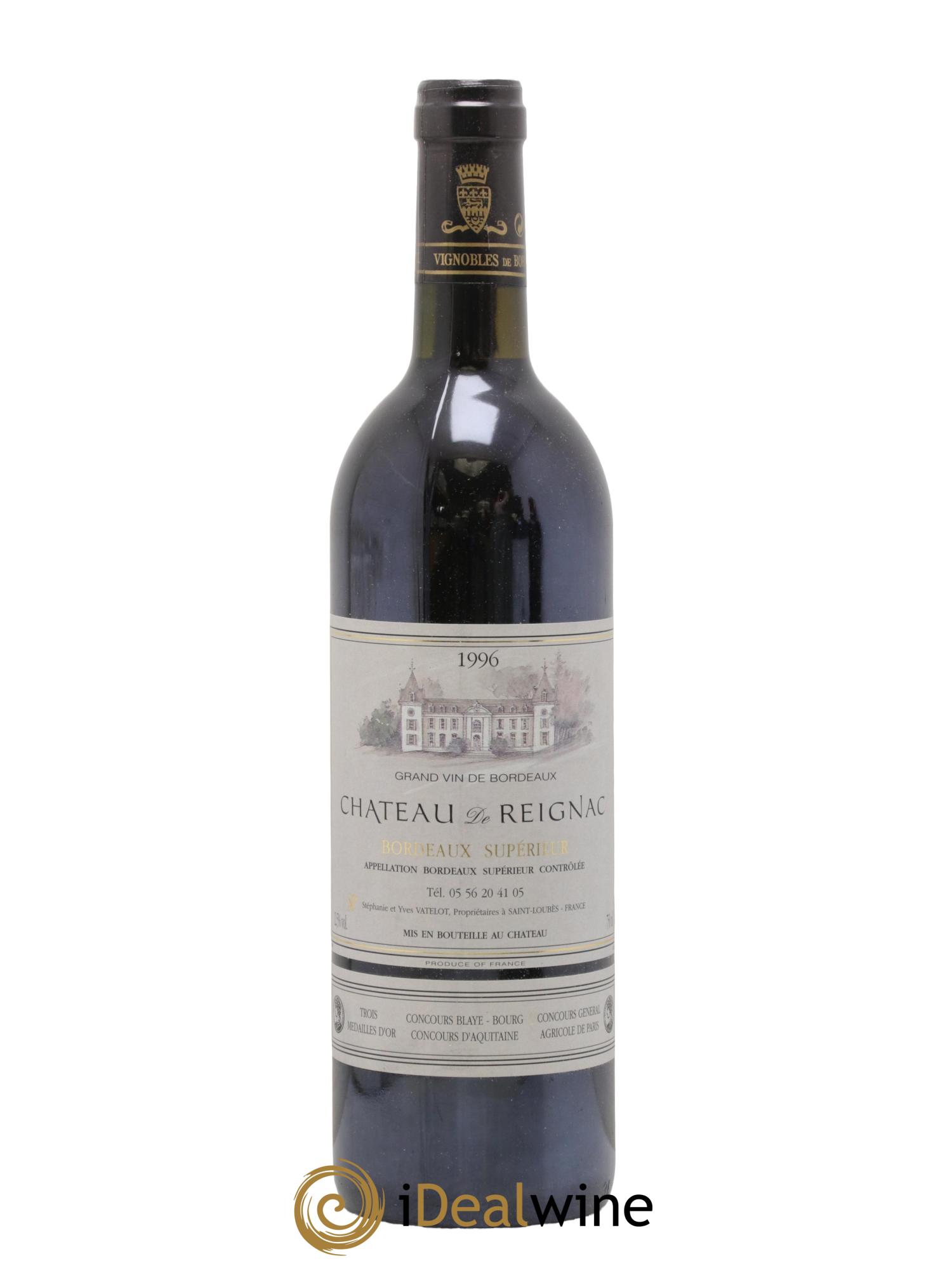 Château de Reignac Second Vin 1996 - Lotto di 1 bottiglia - 0