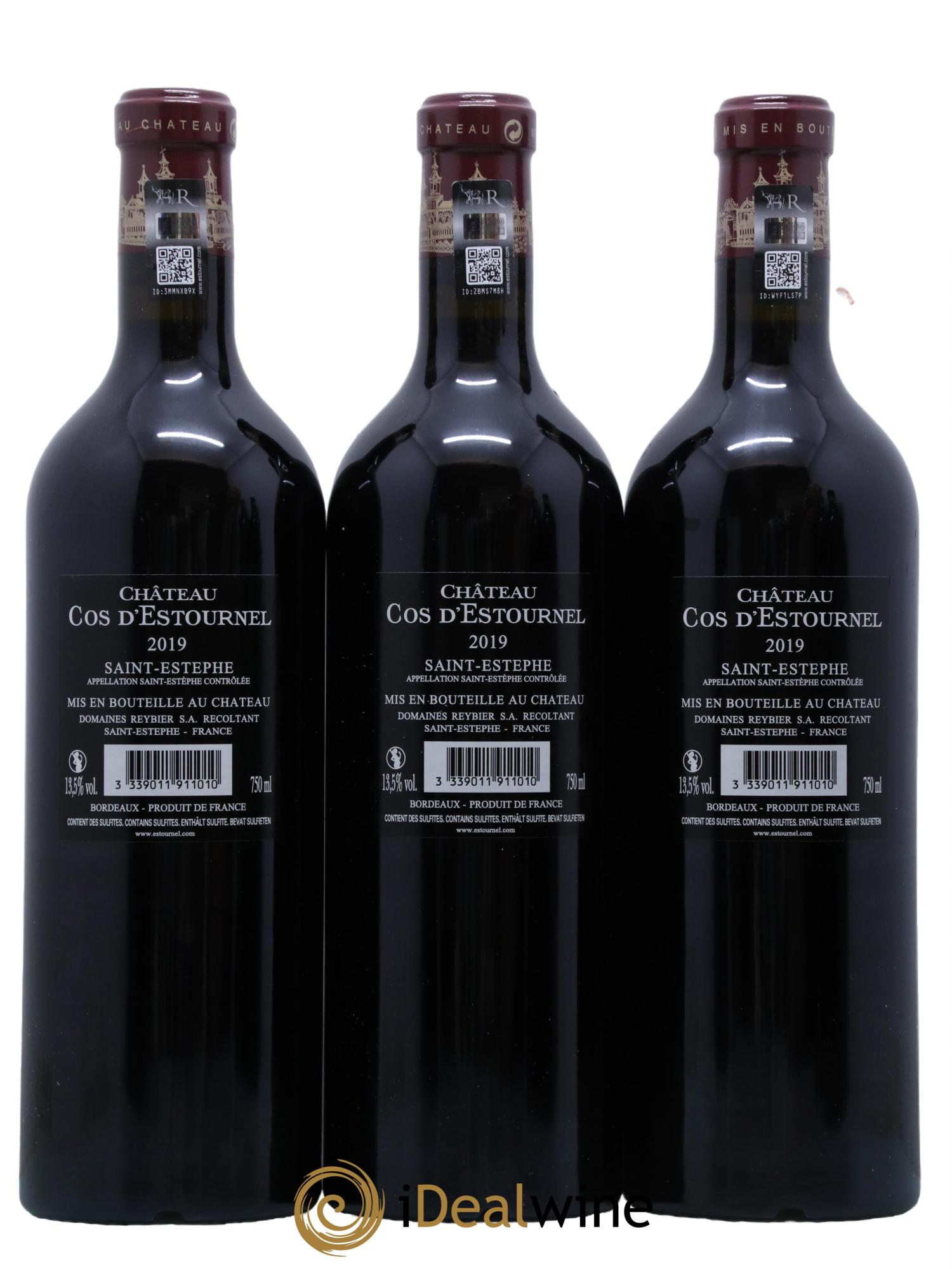 Cos d'Estournel 2ème Grand Cru Classé  2019 - Posten von 6 Flaschen - 2
