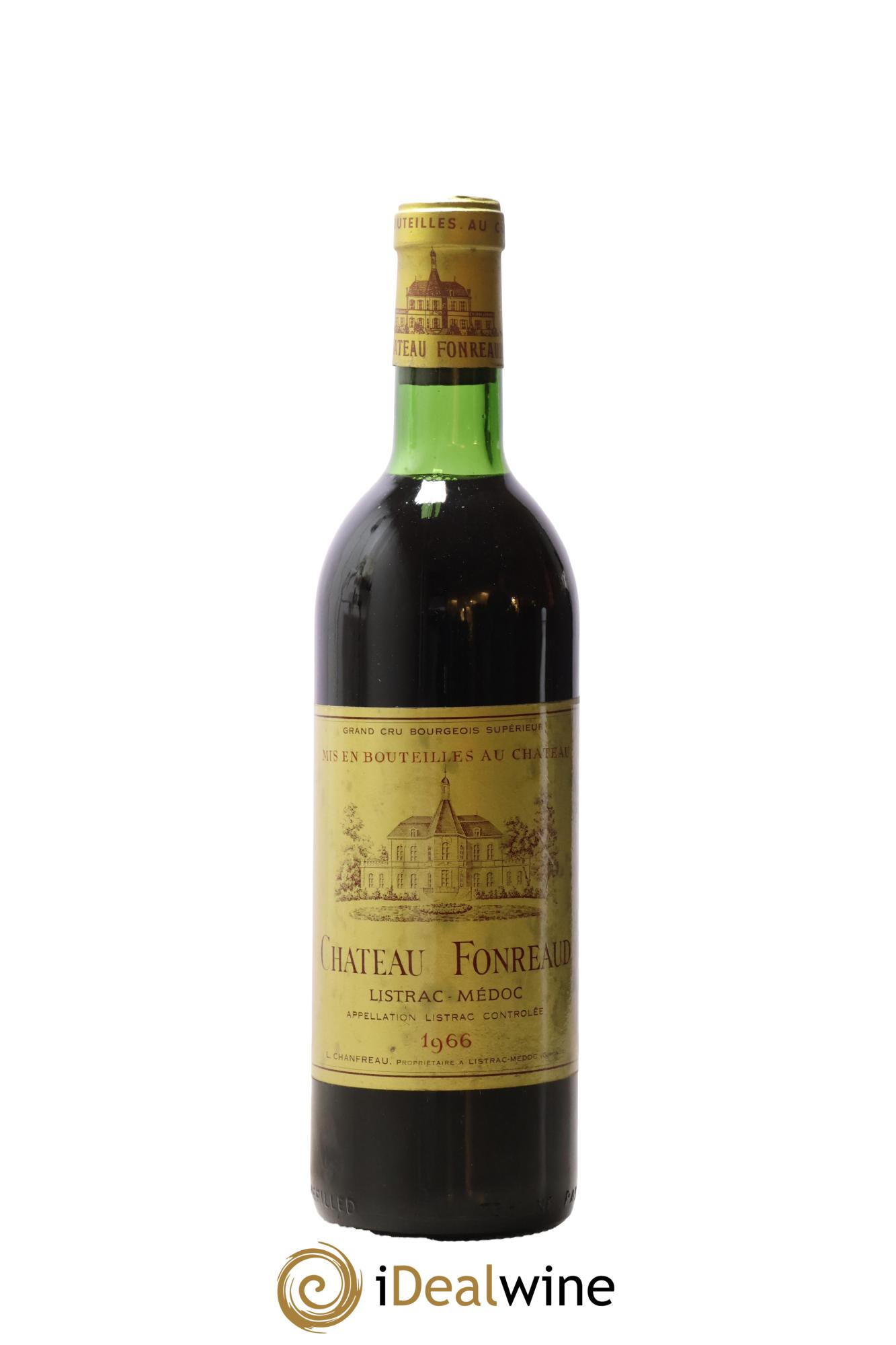 Château Fonréaud Cru Bourgeois 1966 - Lot de 1 bouteille - 0