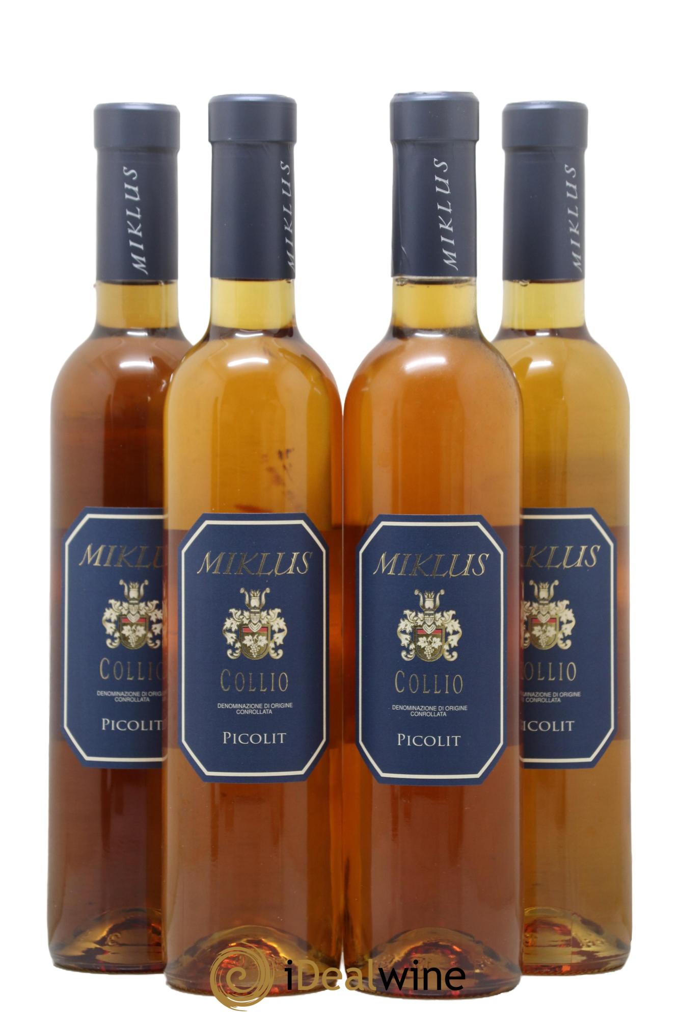 Italie Collio DOC Picolit Azienda Agricola Graga Miklus 2011 - Lotto di 4 formati 50cl - 0