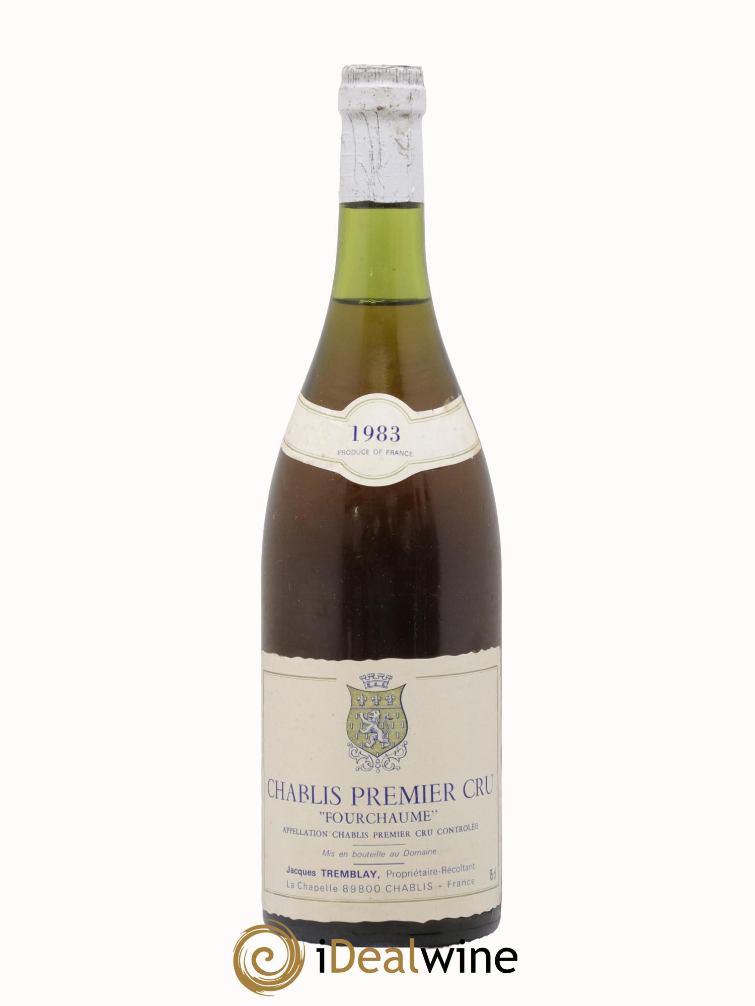 Chablis 1er Cru Fourchaume Jacques Trembmay 1983 - Lot de 1 bouteille - 0