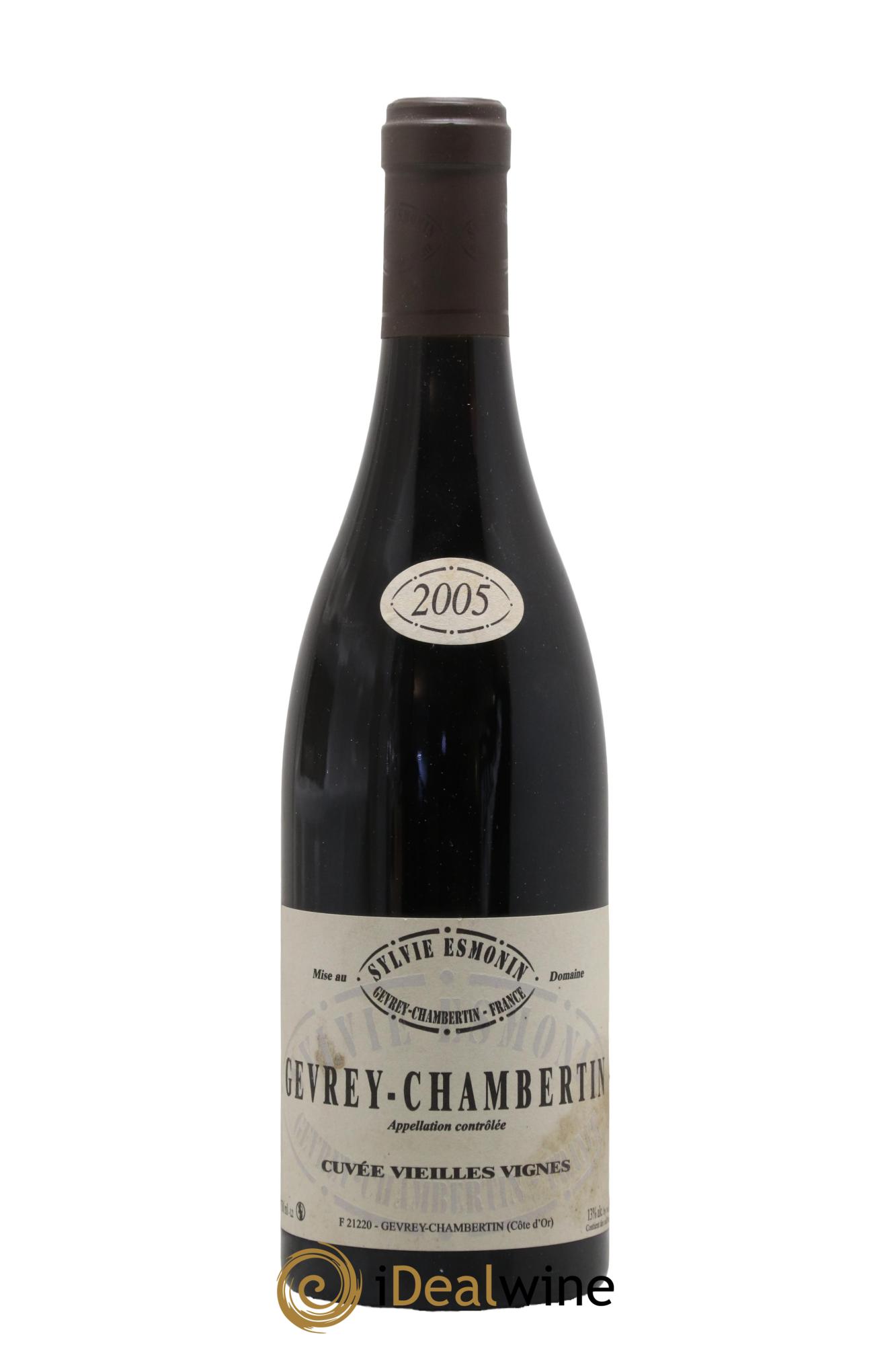 Gevrey-Chambertin Vieilles Vignes Sylvie Esmonin 2005 - Lot of 1 bottle - 0