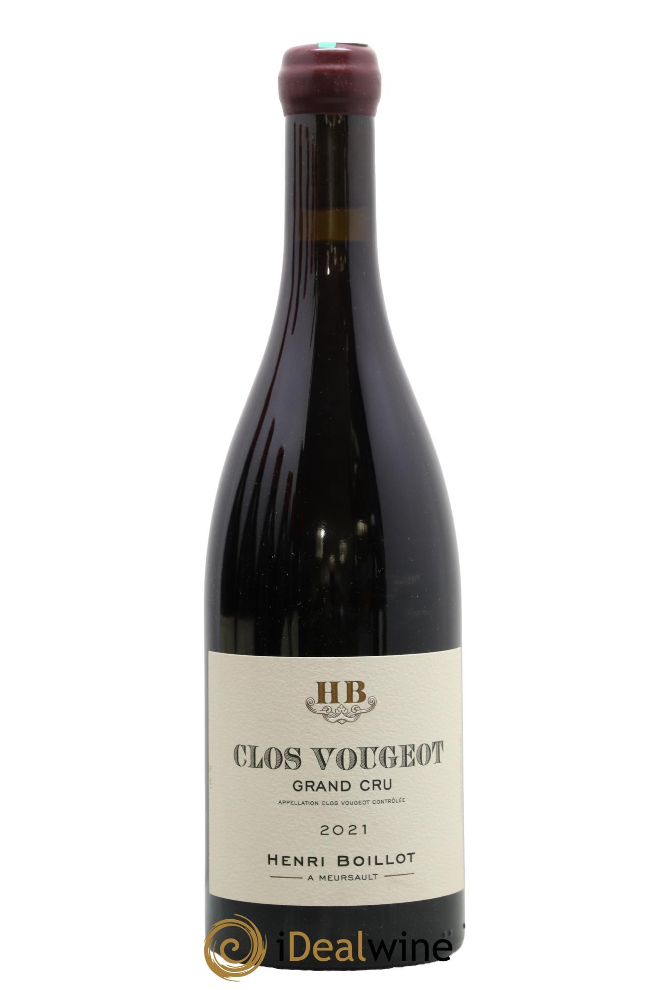 Clos de Vougeot Grand Cru Henri Boillot (Domaine) 2021 - Posten von 1 Flasche - 0