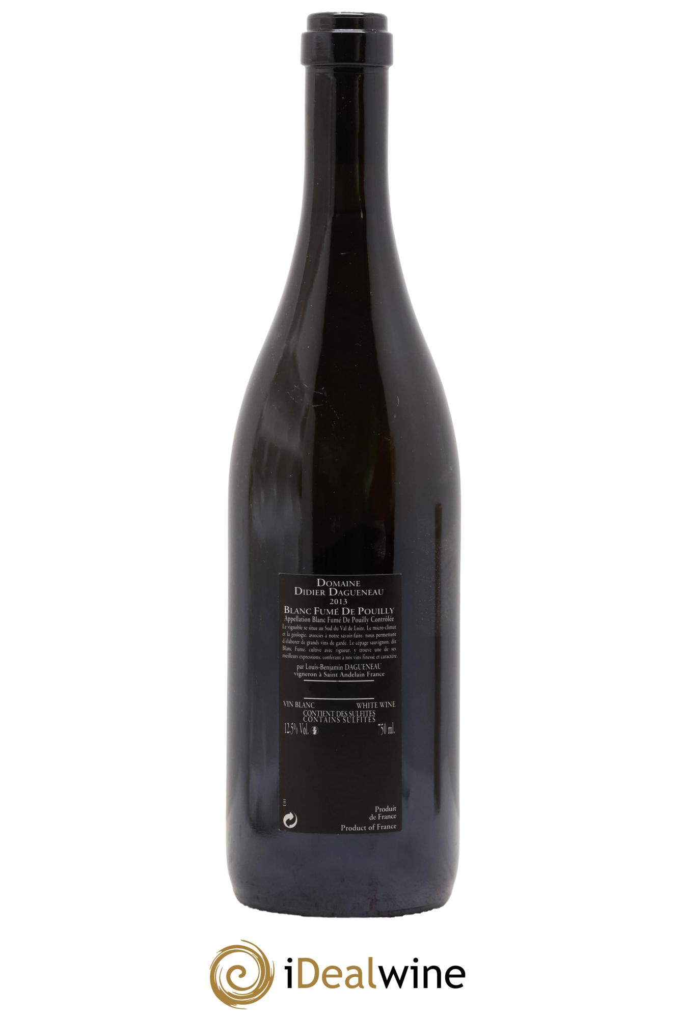 Vin de France (anciennement Pouilly-Fumé) Silex Dagueneau (Domaine Didier - Louis-Benjamin) 2013 - Lot of 1 bottle - 1