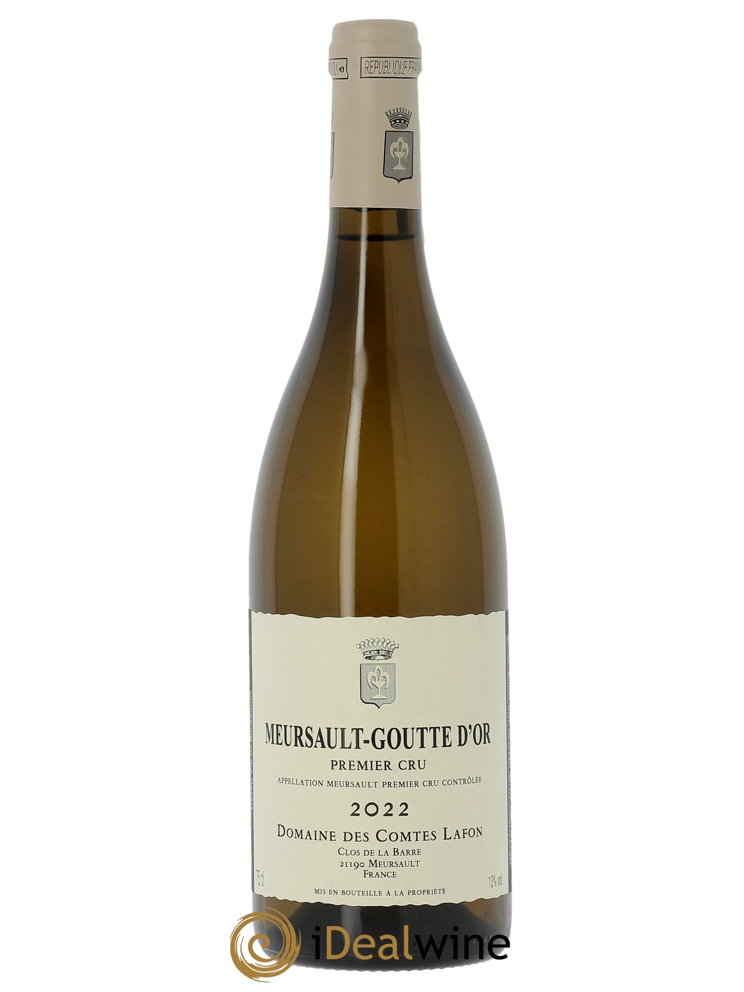 Meursault 1er Cru Goutte d'Or Comtes Lafon (Domaine des) 2022 - Lot de 1 bouteille - 0