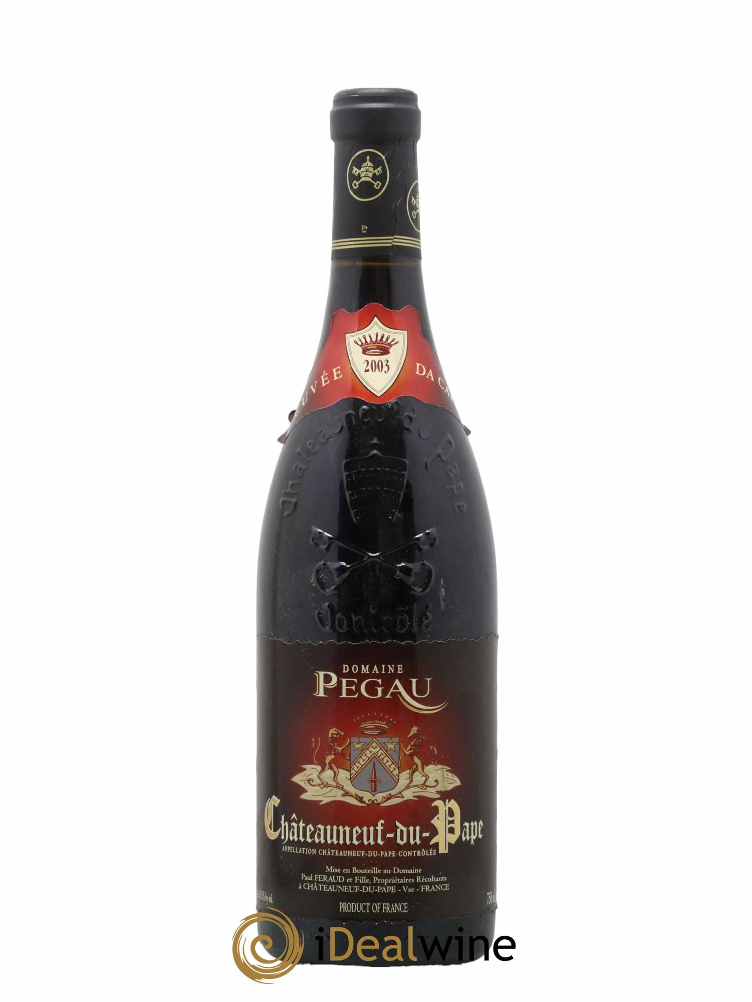 Châteauneuf-du-Pape Domaine du Pégau Cuvée Da Capo Paul et Laurence Féraud 2003 - Lot de 1 bouteille - 0