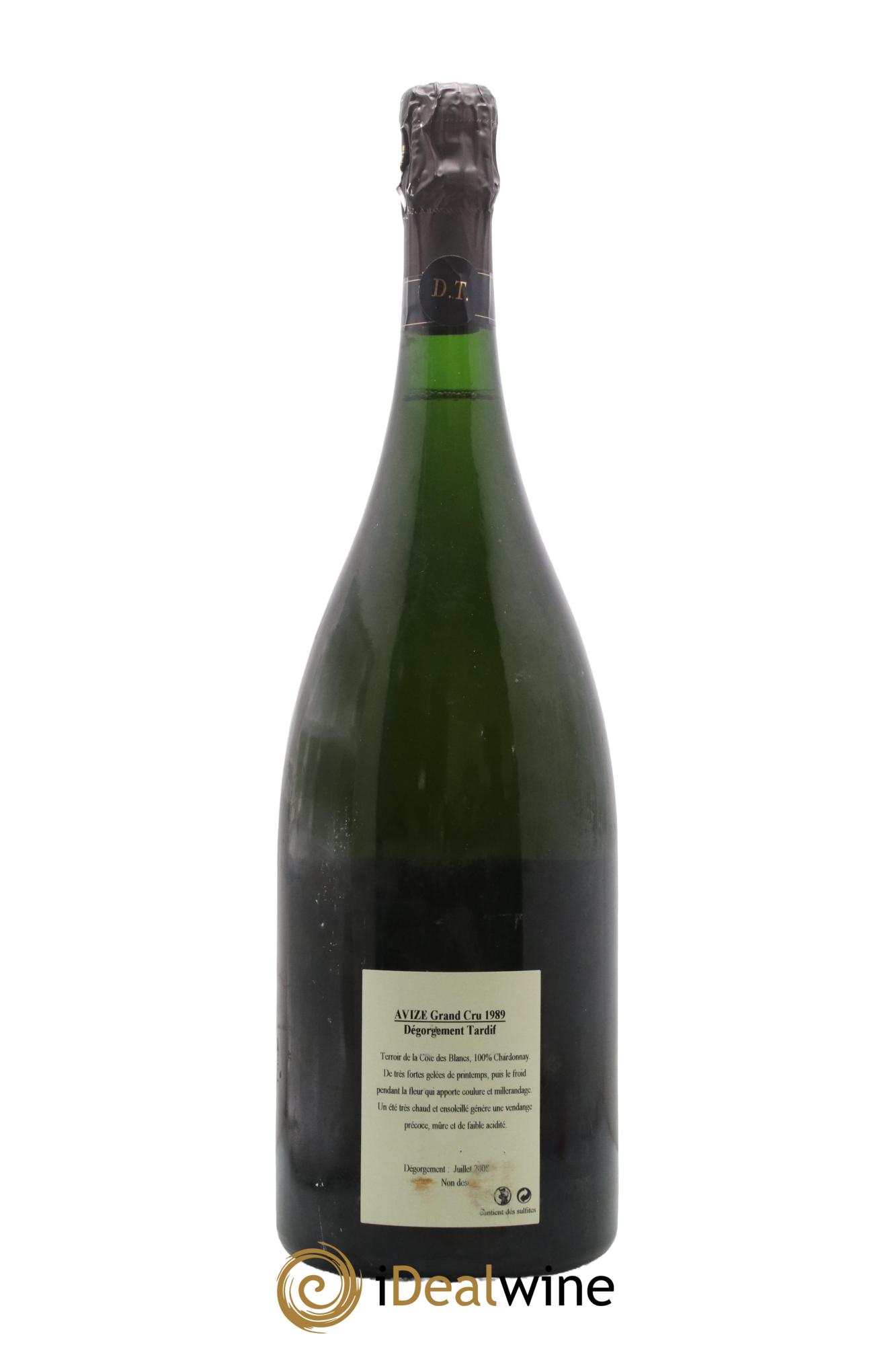 Extra Brut Avize Champ Caïn DT (Dégorgement Tardif) Jacquesson 1989 - Lot de 1 magnum - 2