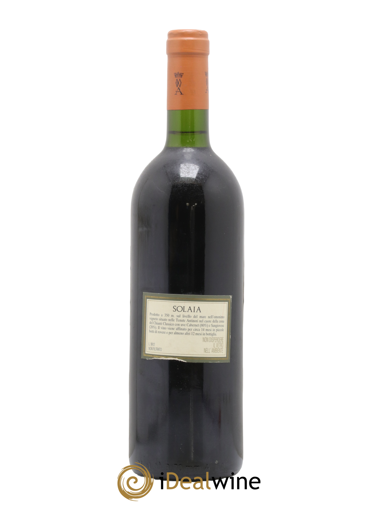 Toscana IGT Solaia Tenuta Tignanello - Marchesi Antinori 1996 - Posten von 1 Flasche - 1