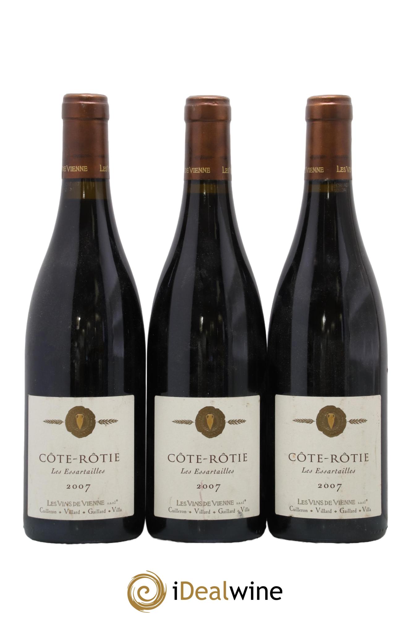 Côte-Rôtie Les Essartailles Les Vins de Vienne 2007 - Lot de 3 bouteilles - 0