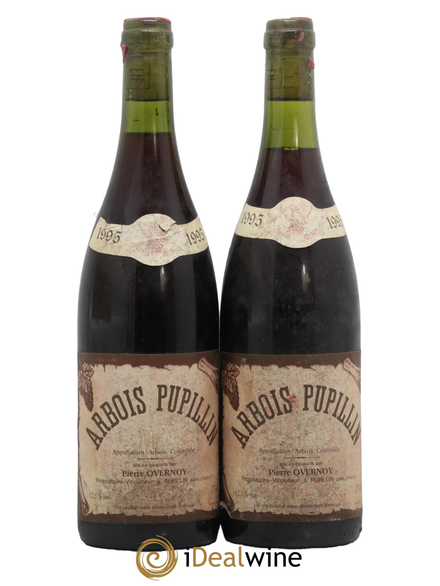 Arbois-Pupillin Poulsard (cire rouge) Overnoy-Houillon (Domaine) 1995 - Lot de 2 bouteilles - 0