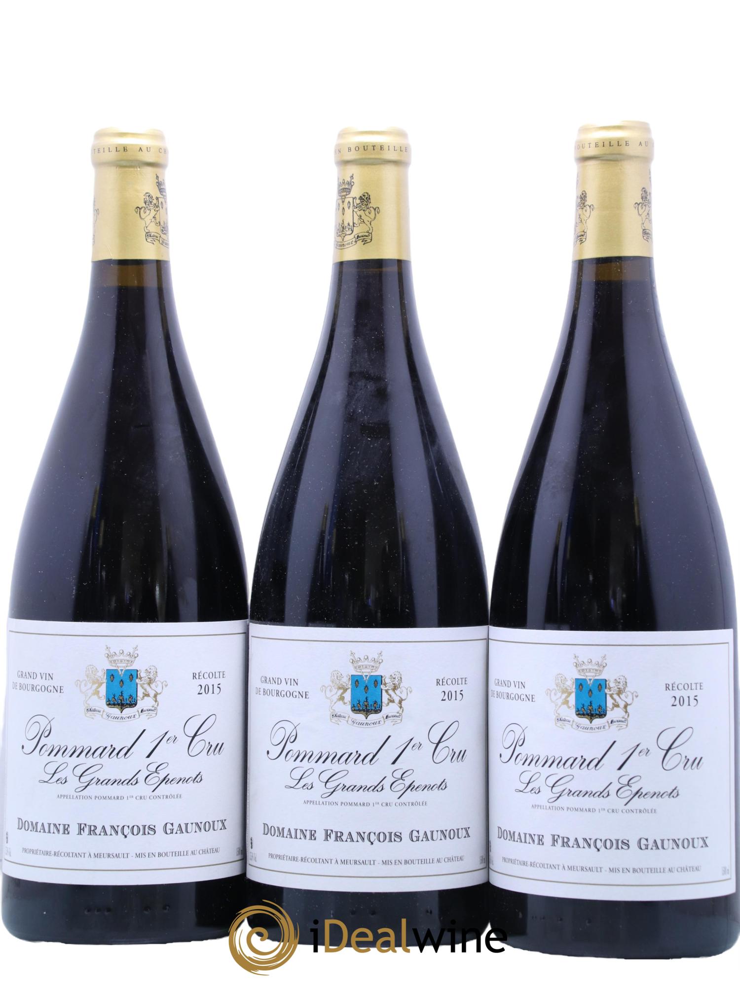 Pommard 1er Cru Grands Epenots Michel Gaunoux 2015 - Lot de 3 magnums - 0