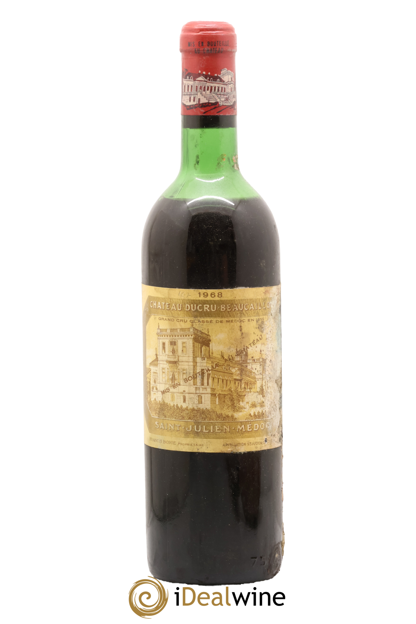 Château Ducru Beaucaillou 2ème Grand Cru Classé 1968 - Lot de 1 bouteille - 0