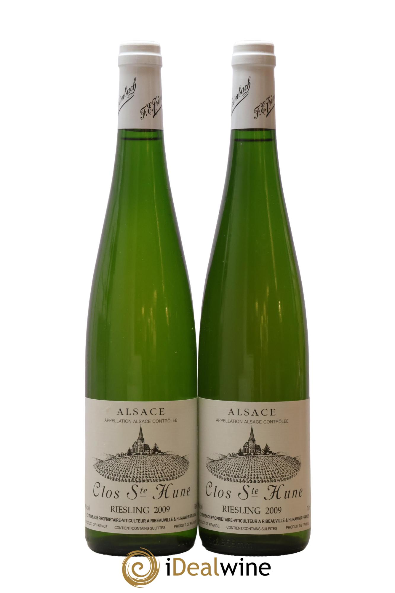 Alsace Riesling Clos Sainte-Hune Trimbach (Domaine) 2009 - Lot of 2 bottles - 0