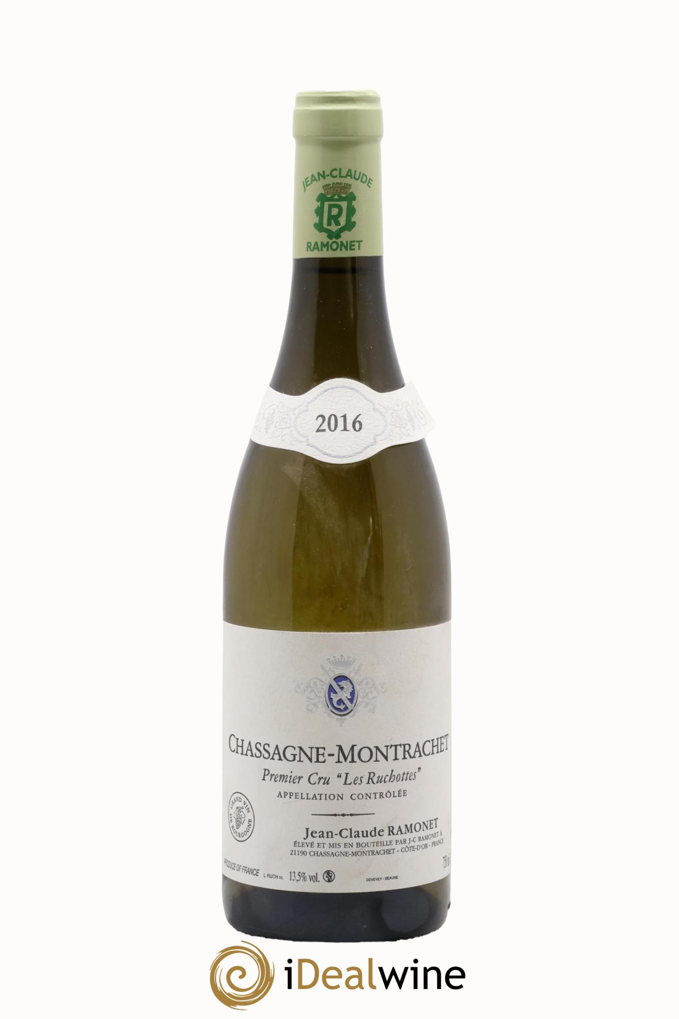 Chassagne-Montrachet 1er Cru Les Ruchottes Ramonet (Domaine) 2016 - Lot de 1 bouteille - 0