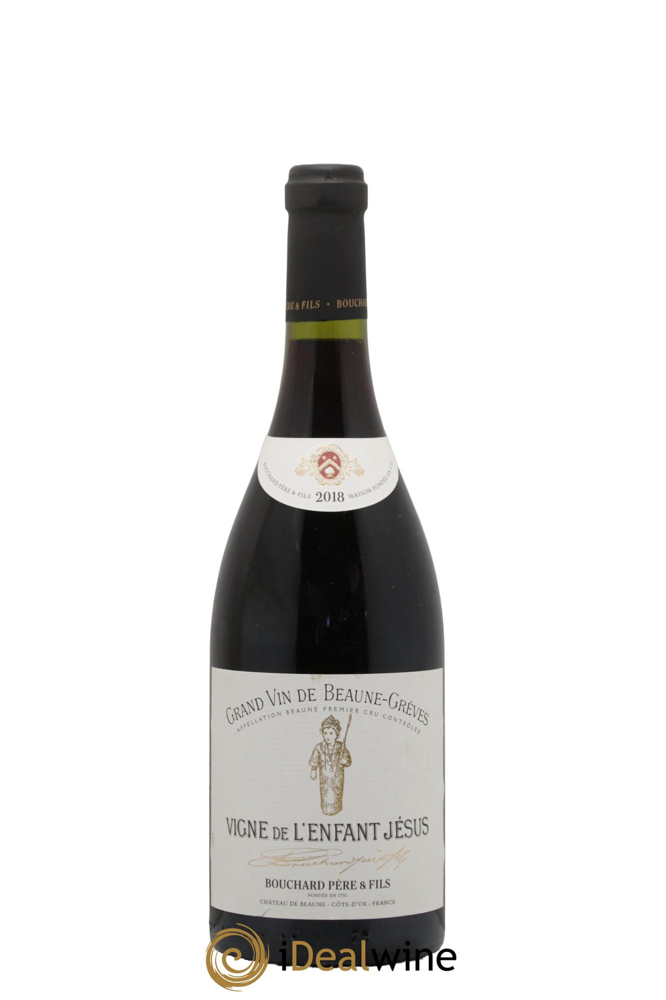 Beaune 1er Cru Grèves - Vigne de l'Enfant Jésus Bouchard Père & Fils 2018 - Lot de 1 bouteille - 0