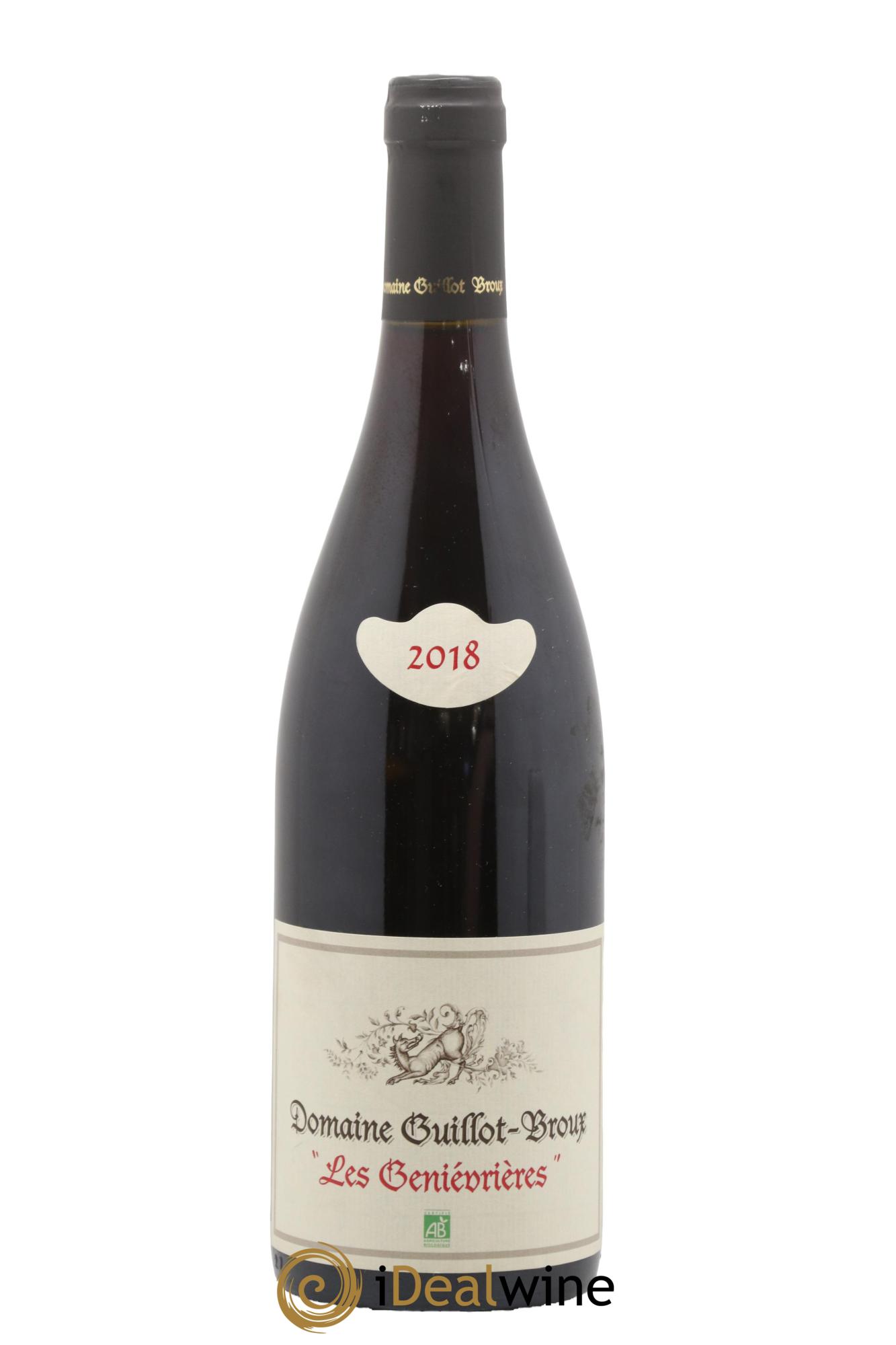 Bourgogne Les Genevrières Guillot-Broux (Domaine) 2018 - Lotto di 1 bottiglia - 0